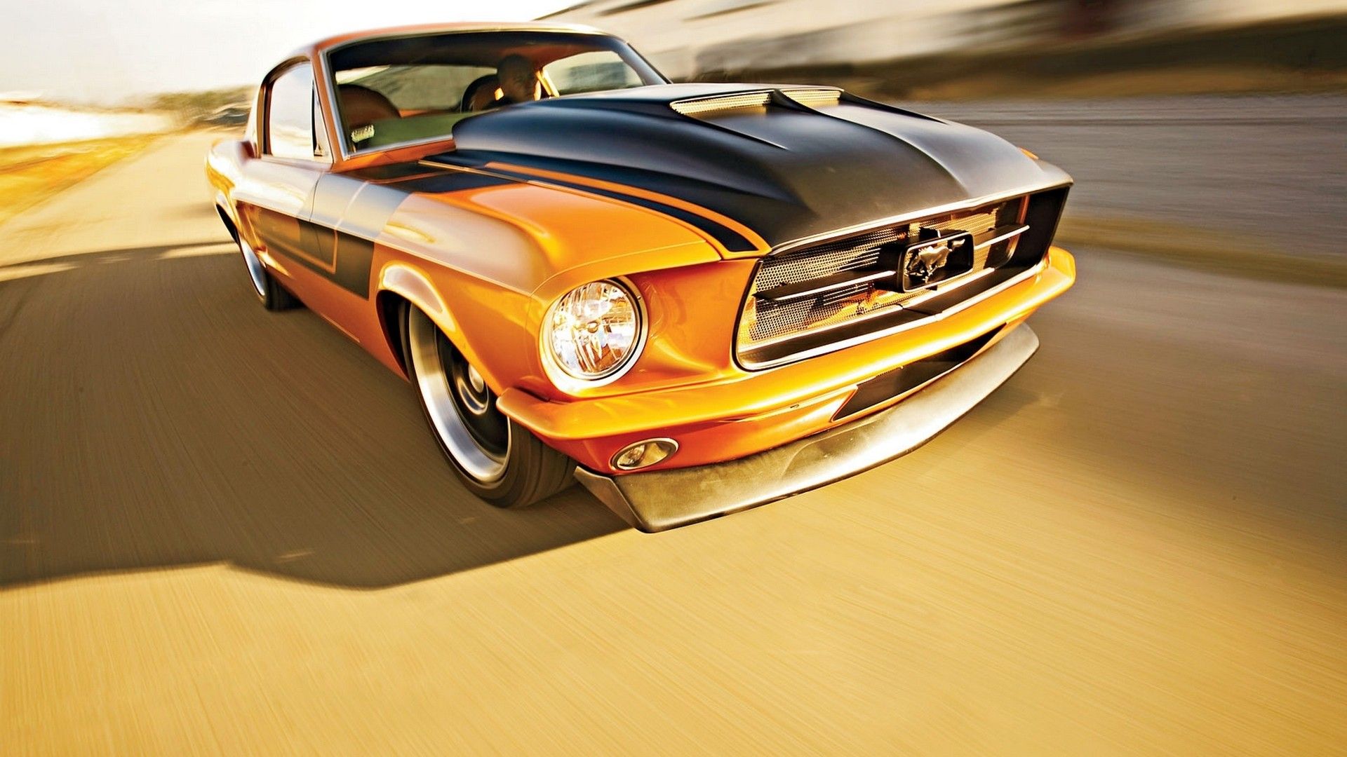 HD wallpaper, Mustang, Fastback, Ford, 1967