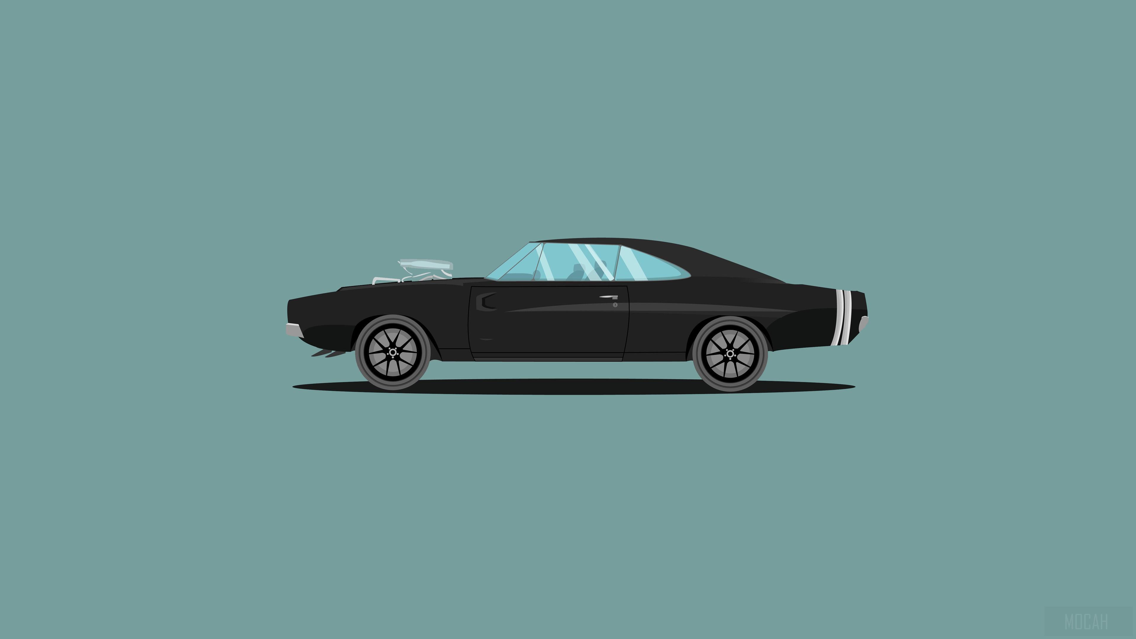 HD wallpaper, 1970 Dodge Charger Fast And Furious Edition Illustration 4K