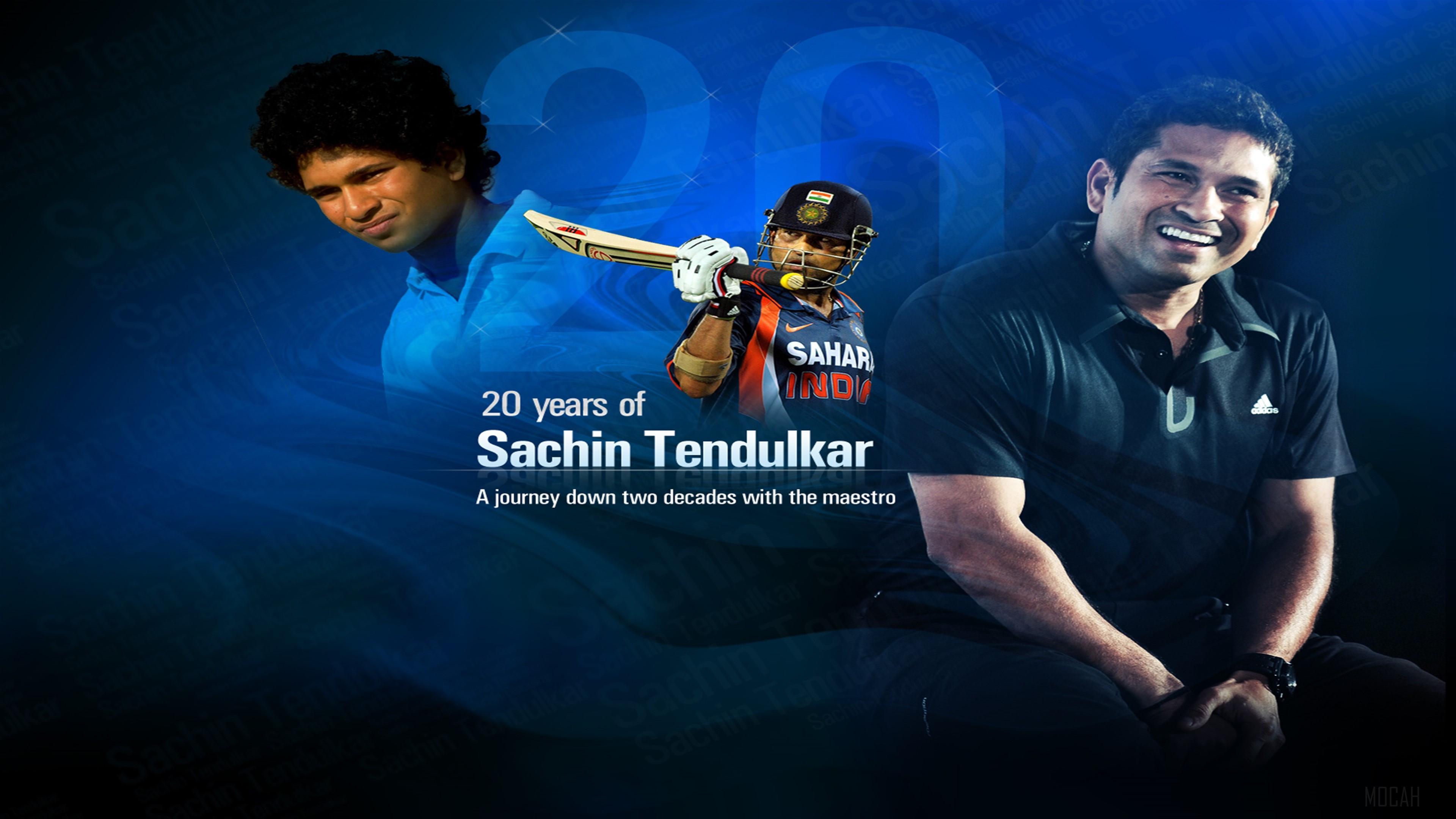 HD wallpaper, 20 Years Of Sachin Tendulkar 4K