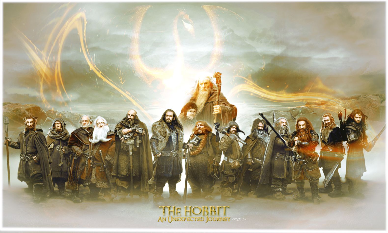 HD wallpaper, The, An, Unexpected, Journey, Hobbit, 2012