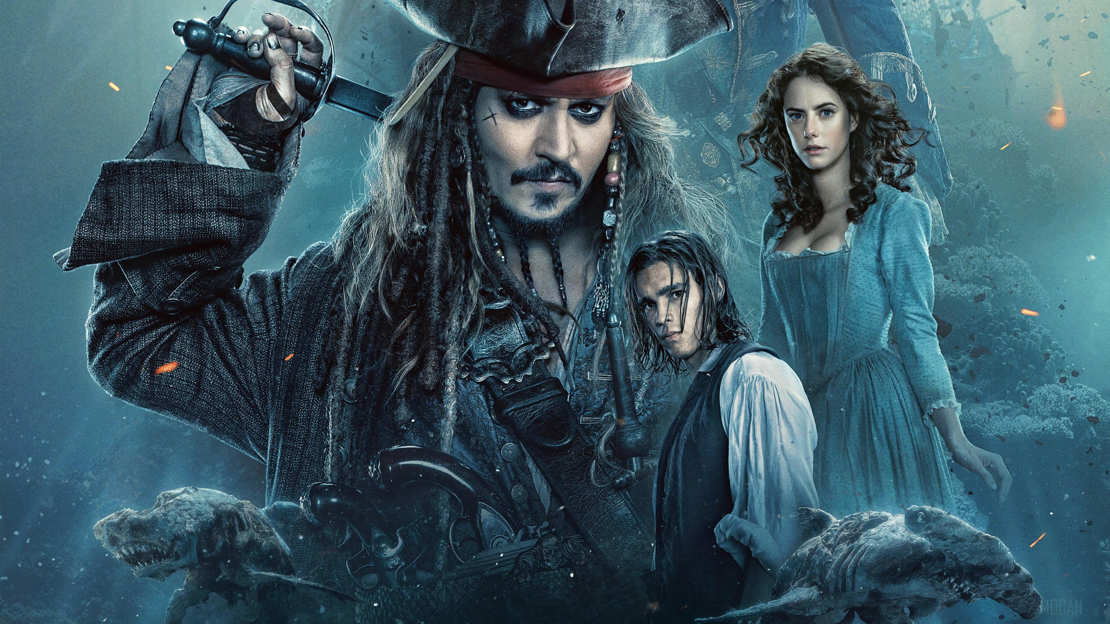 HD wallpaper, 2017 Pirates Of The Caribbean Dead Men Tell No Tales Movie 4K