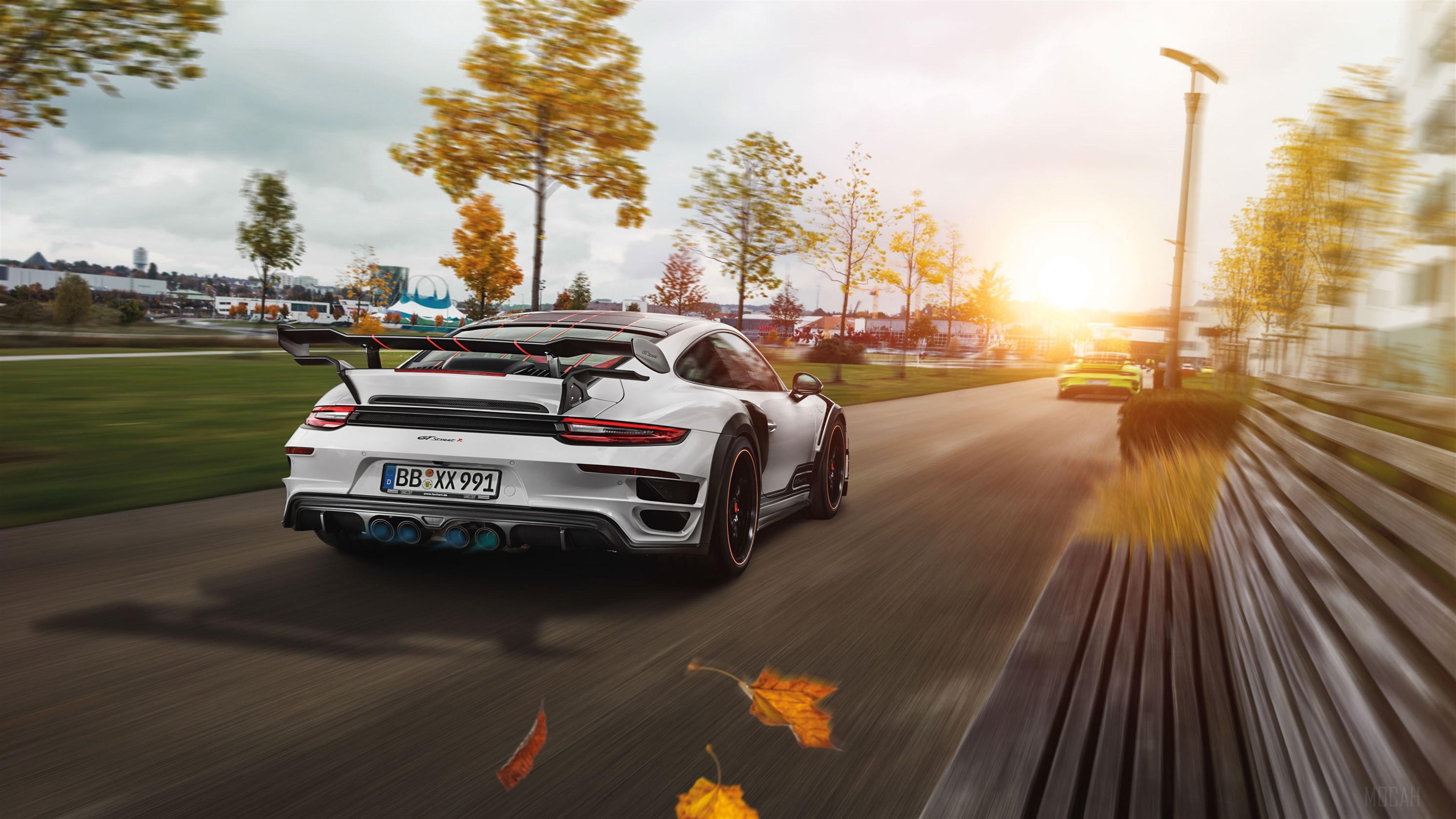 HD wallpaper, 2017 Porsche 911 Turbo Gt Street R Techart 4K