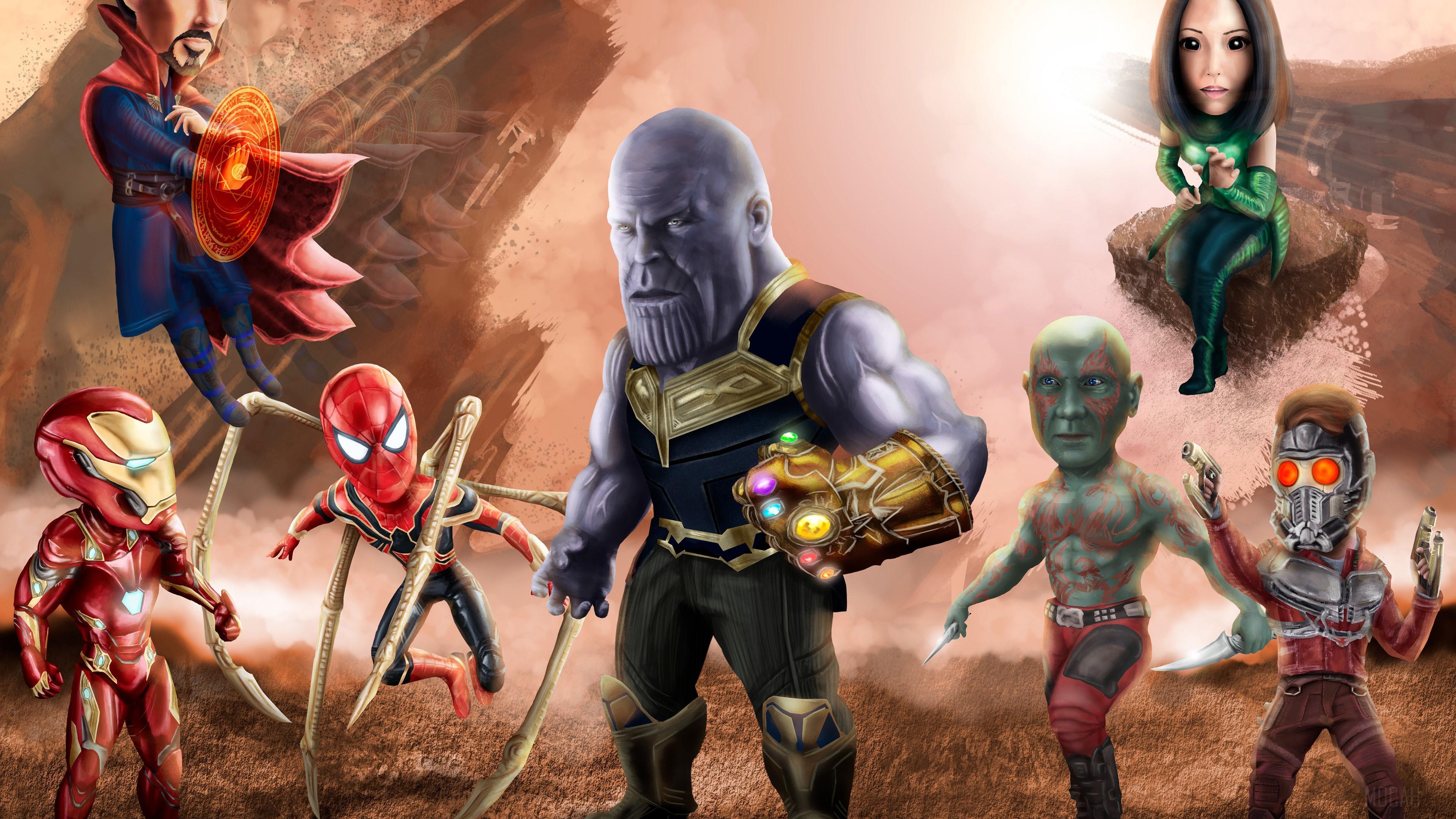 HD wallpaper, 2018 Avengers Infinity War 4K