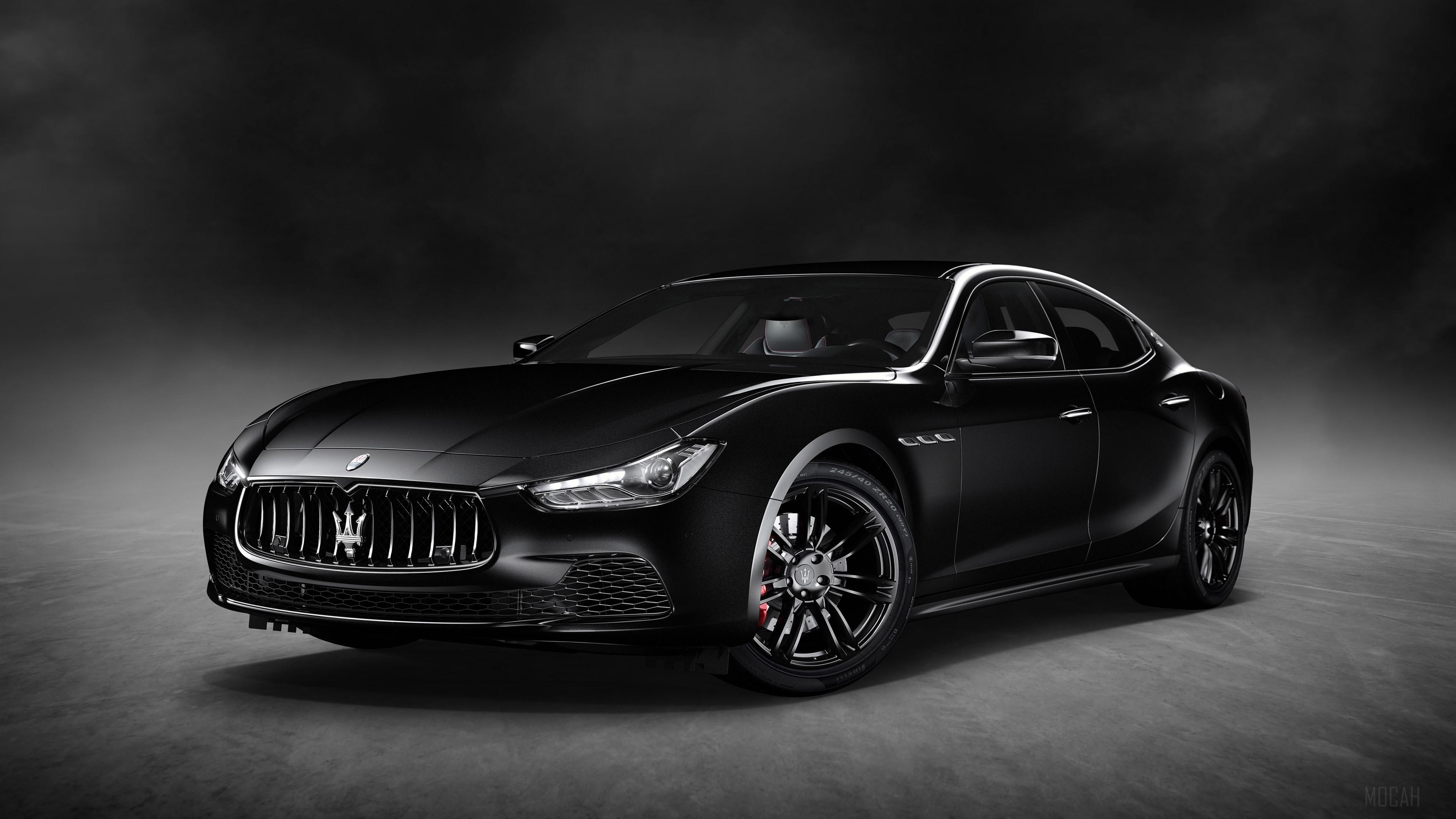 HD wallpaper, 2018 Maserati Ghibli Nerissimo Black Edition 4K