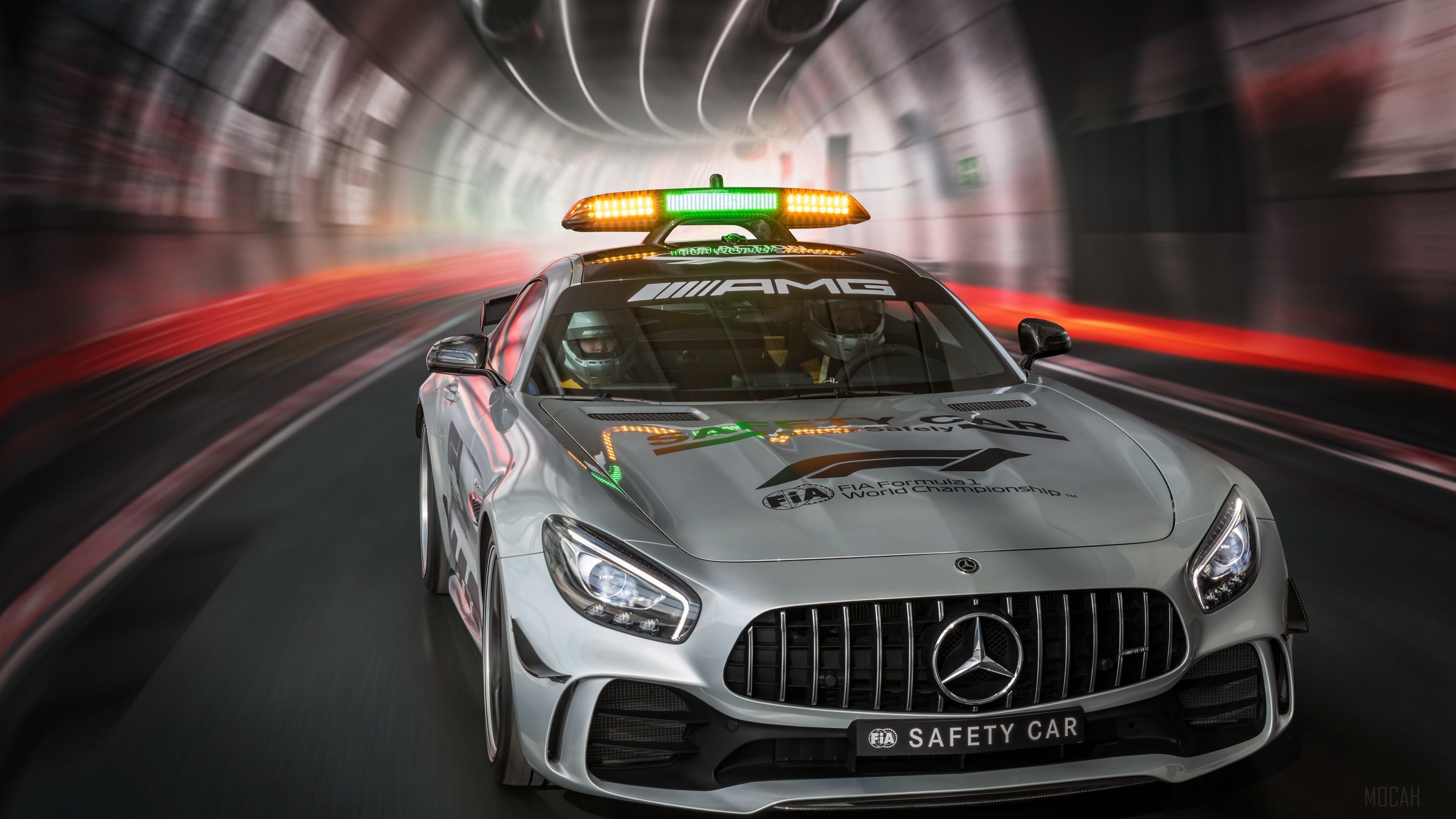 HD wallpaper, 2018 Mercedes Amg Gt R F1 Safety Car 4K