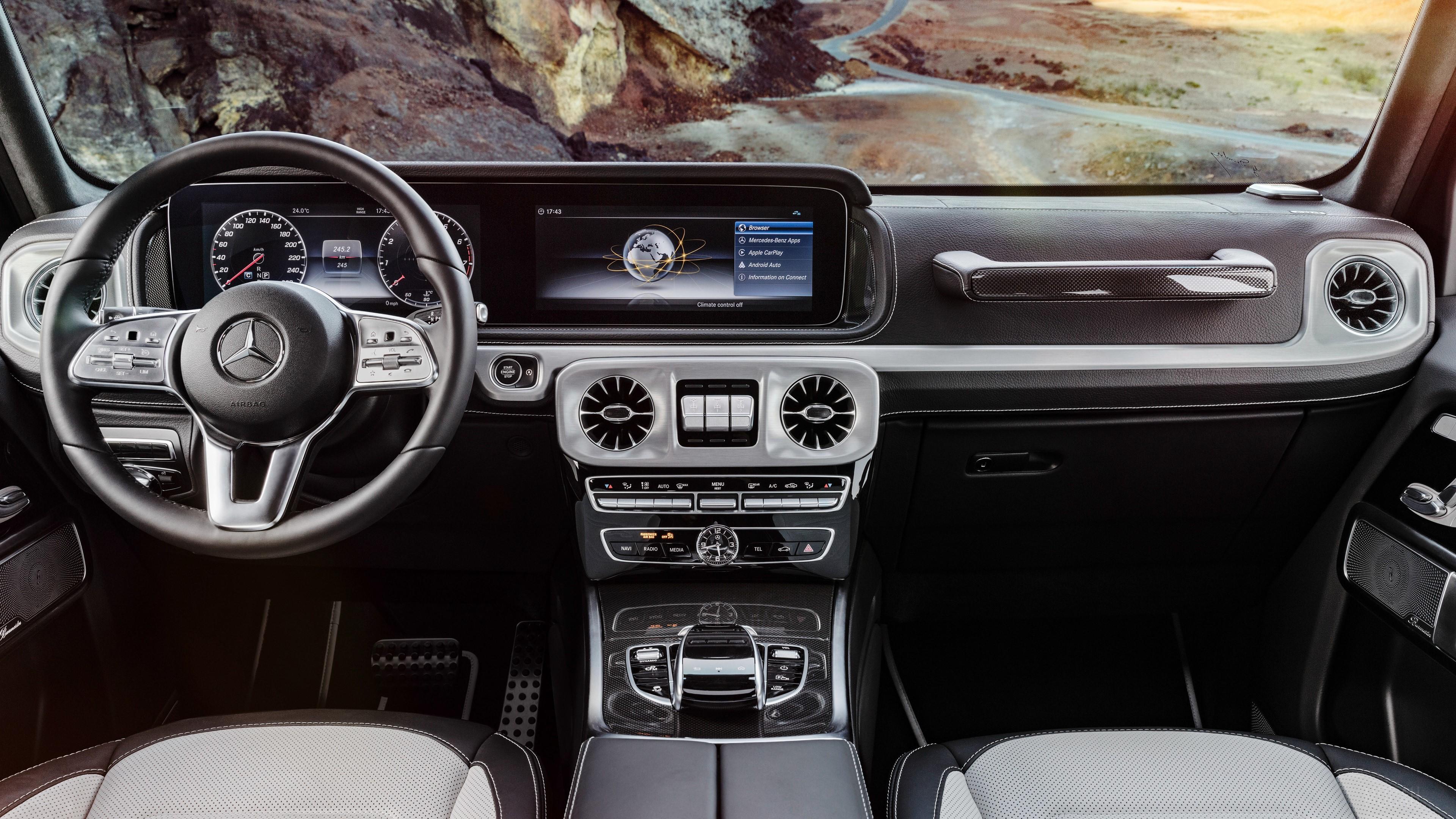 HD wallpaper, 2019 Mercedes G Class Interior 4K