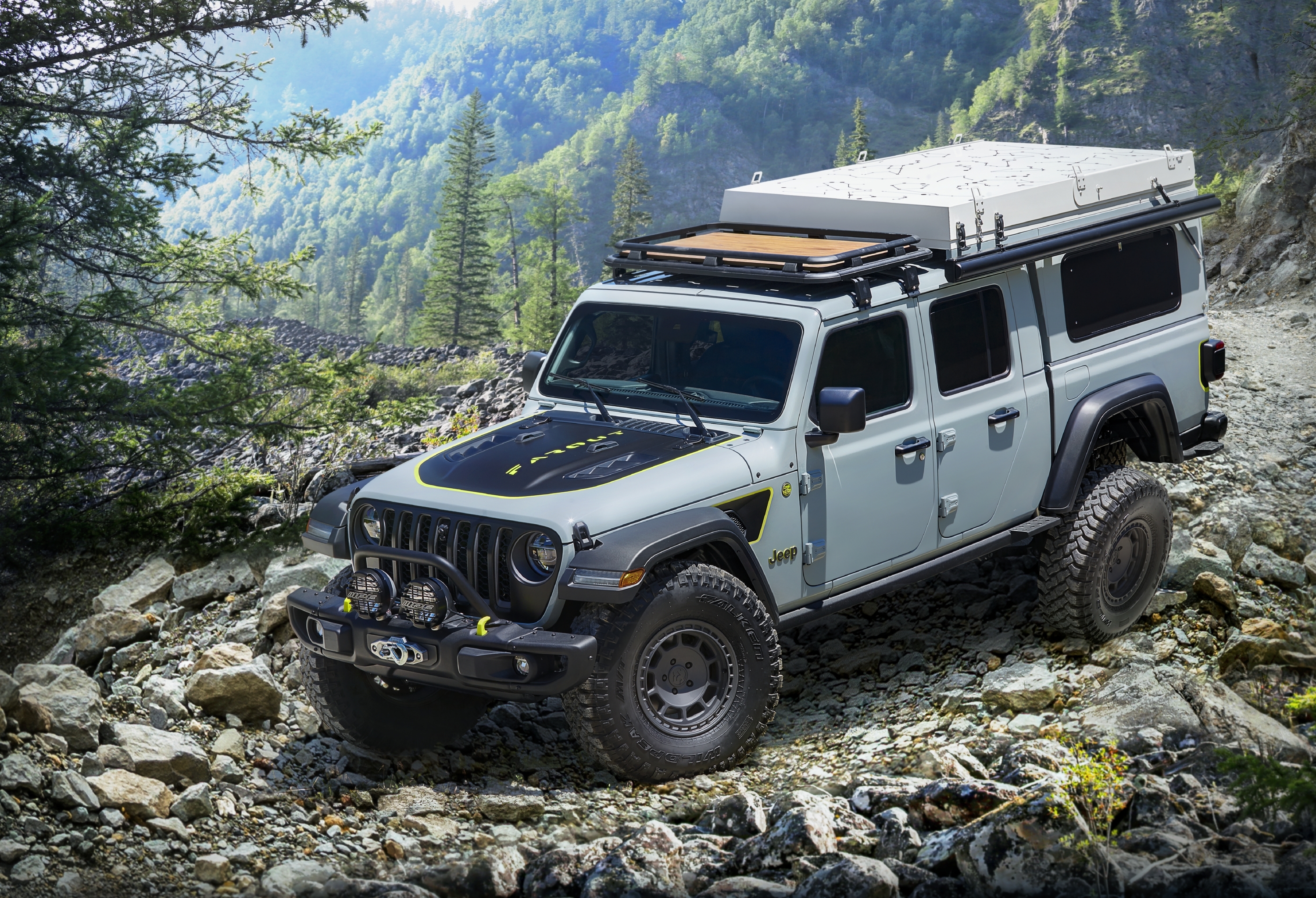 HD wallpaper, Rugged, Off Roading, Tough, Four Wheel Drive, 2020, Jeep Gladiator Farout Concept