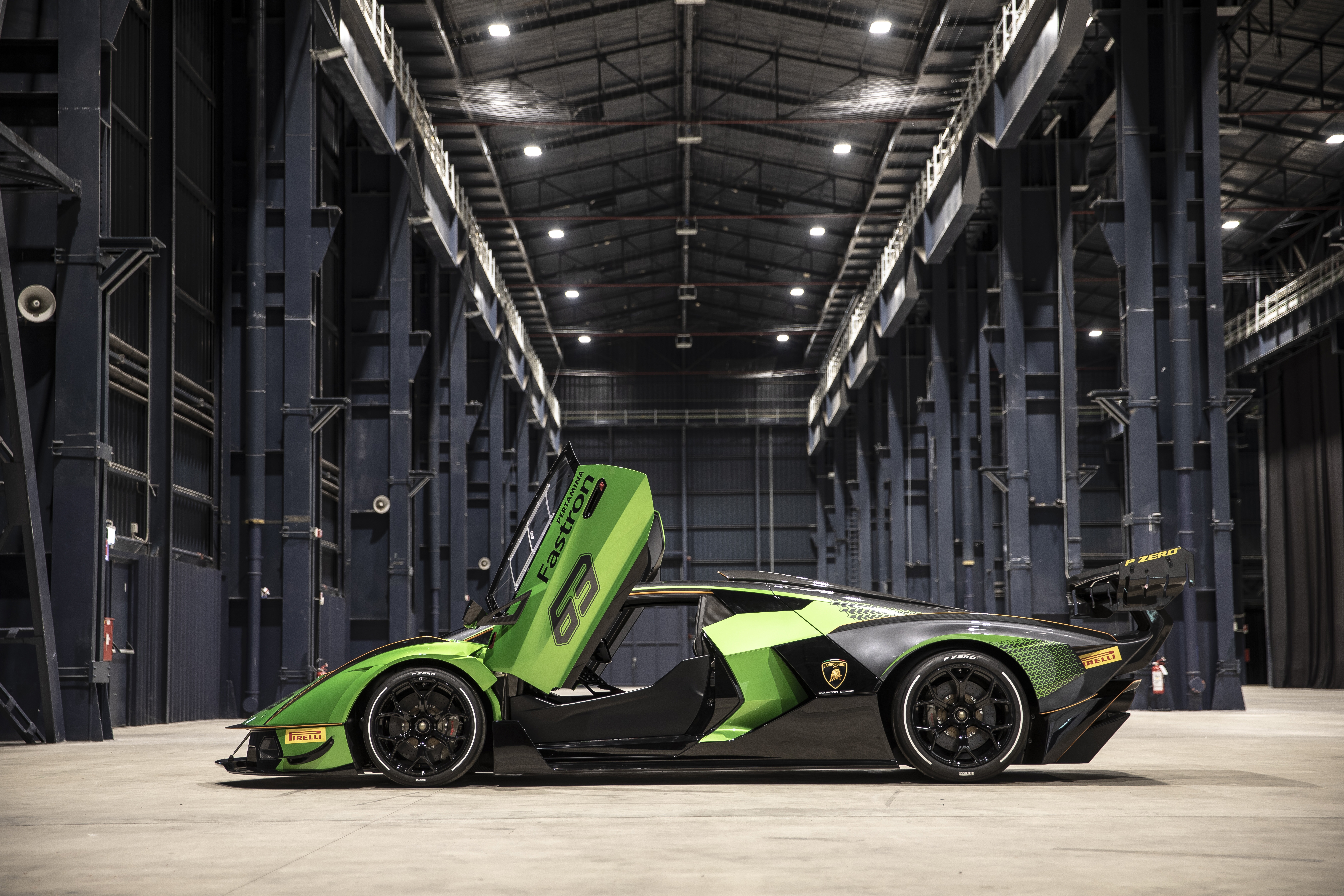 HD wallpaper, 5K, Hypercars, 2021, Performance Car, Lamborghini Essenza Scv12