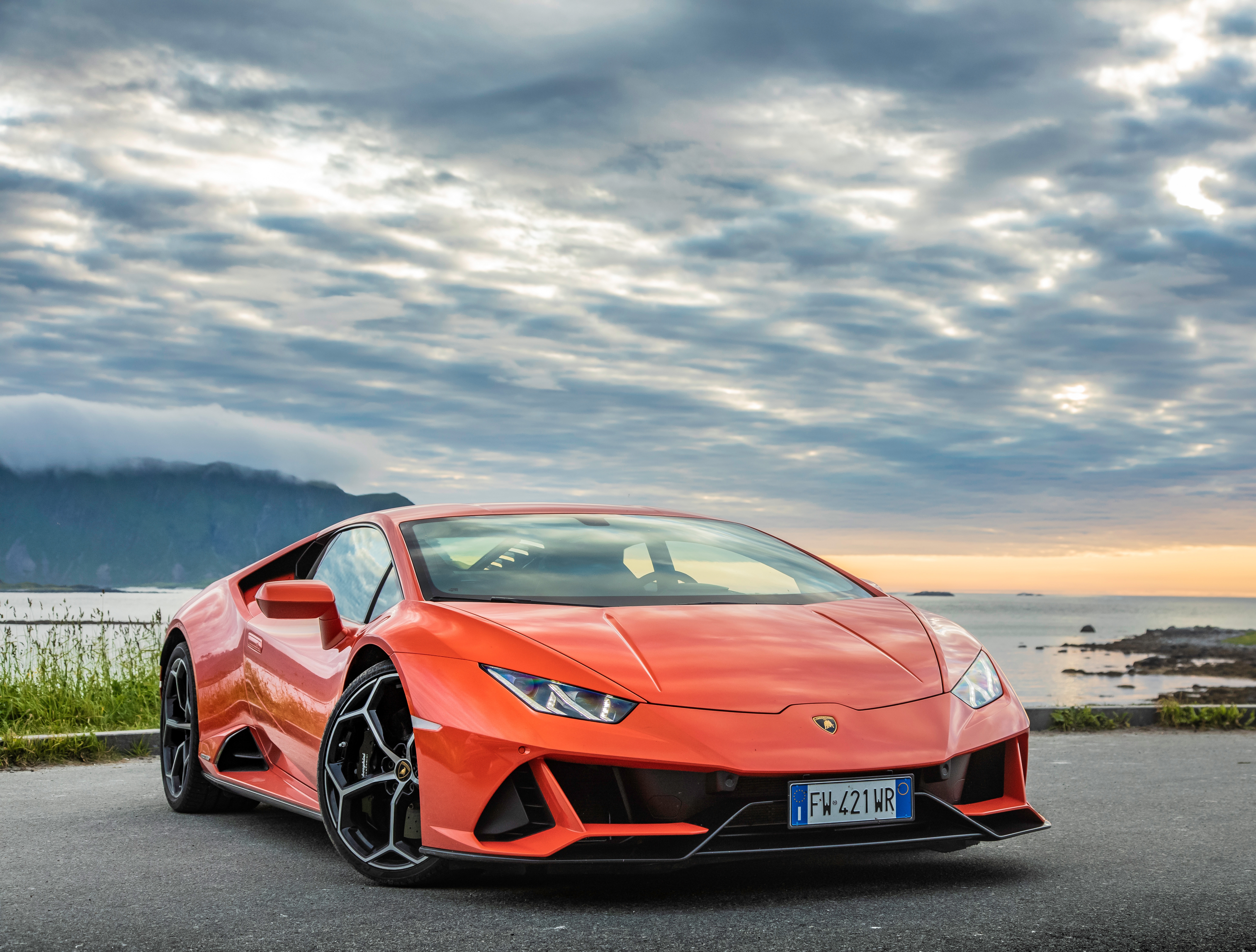 HD wallpaper, Sports Car, 5K, Lamborghini Huracan Evo, 2021