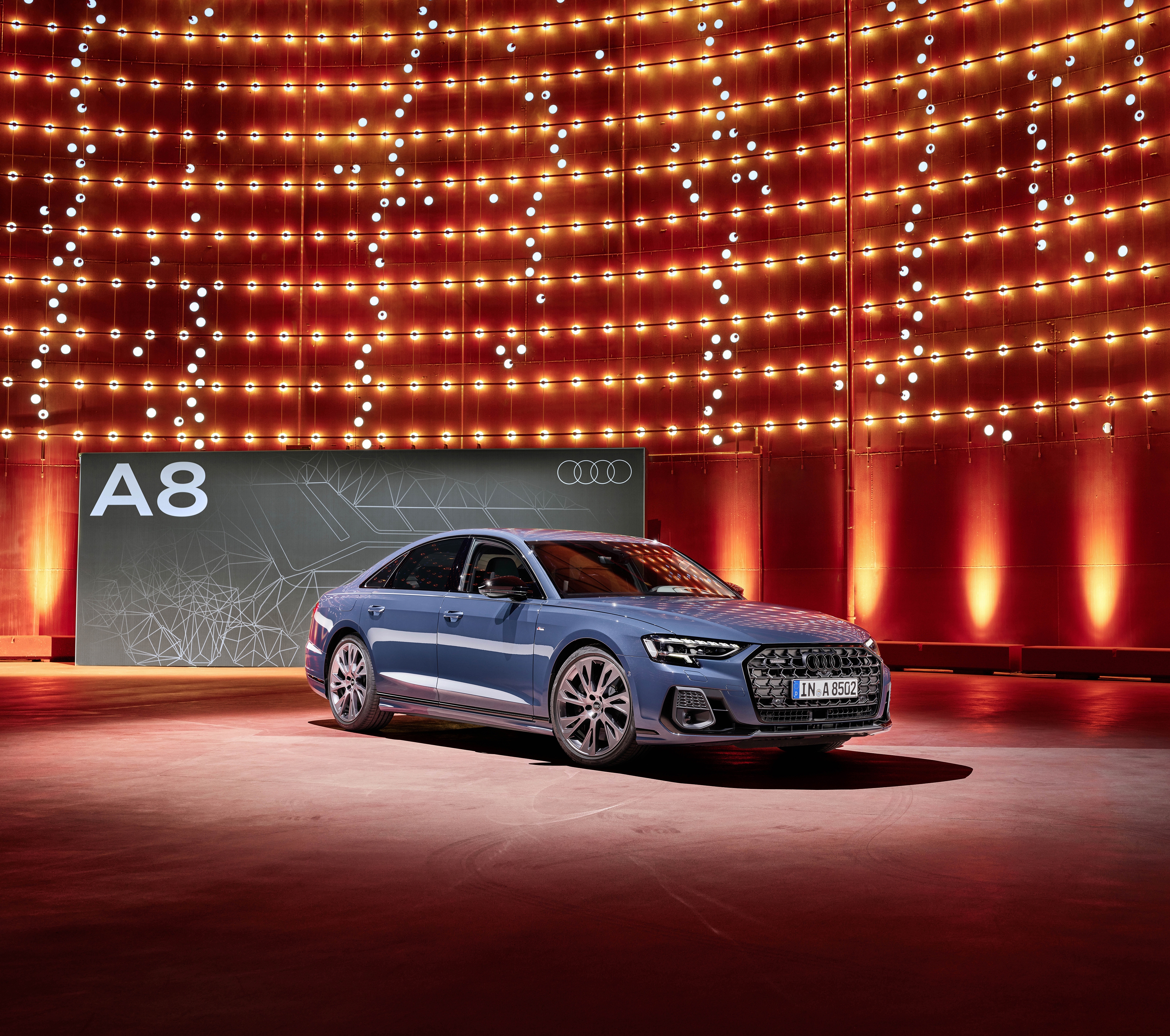 HD wallpaper, Audi A8 Quattro S Line, 2021