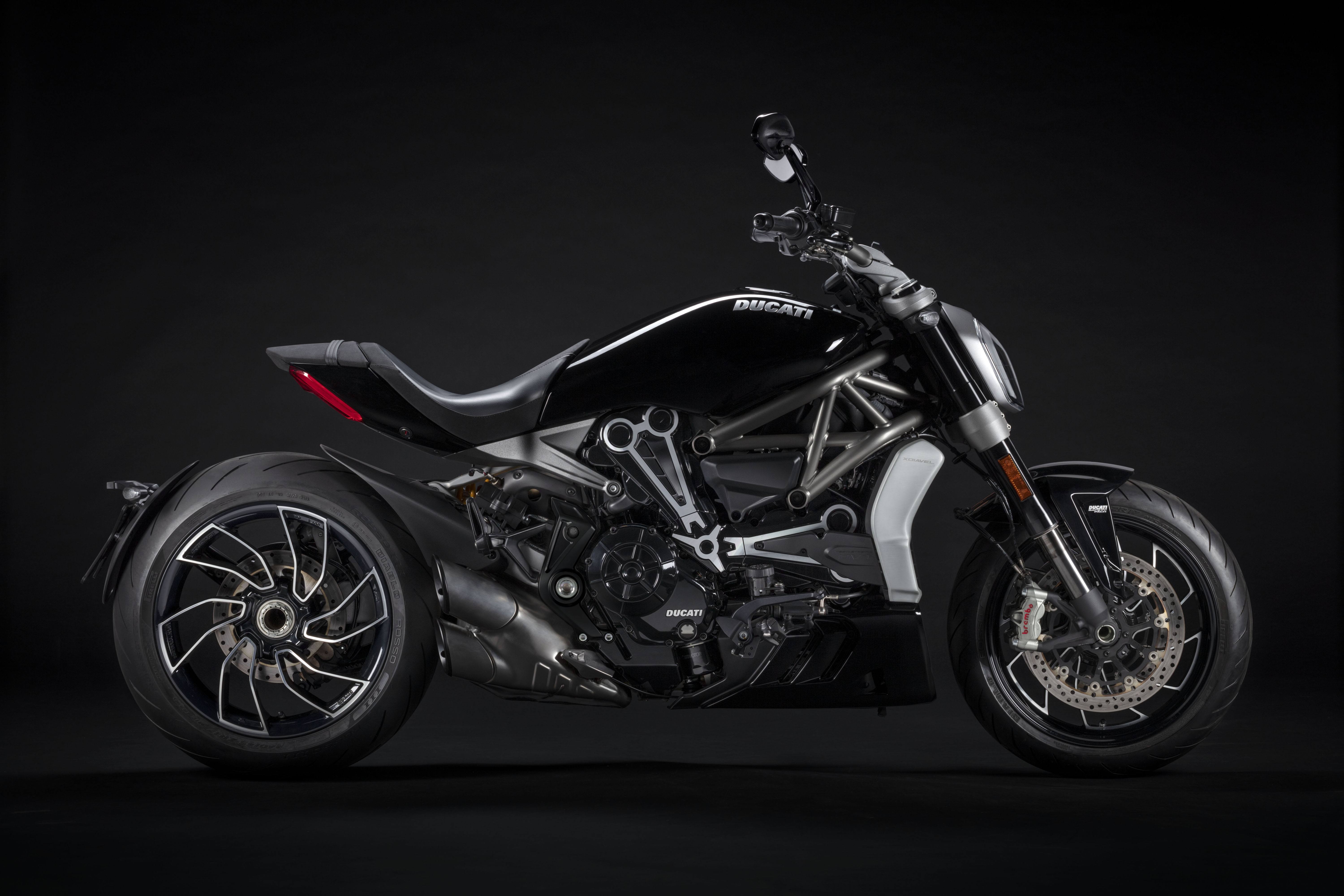 HD wallpaper, Cruiser Motorcycle, 5K, Ducati Xdiavel S, Black Bikes, 2021, Dark Background
