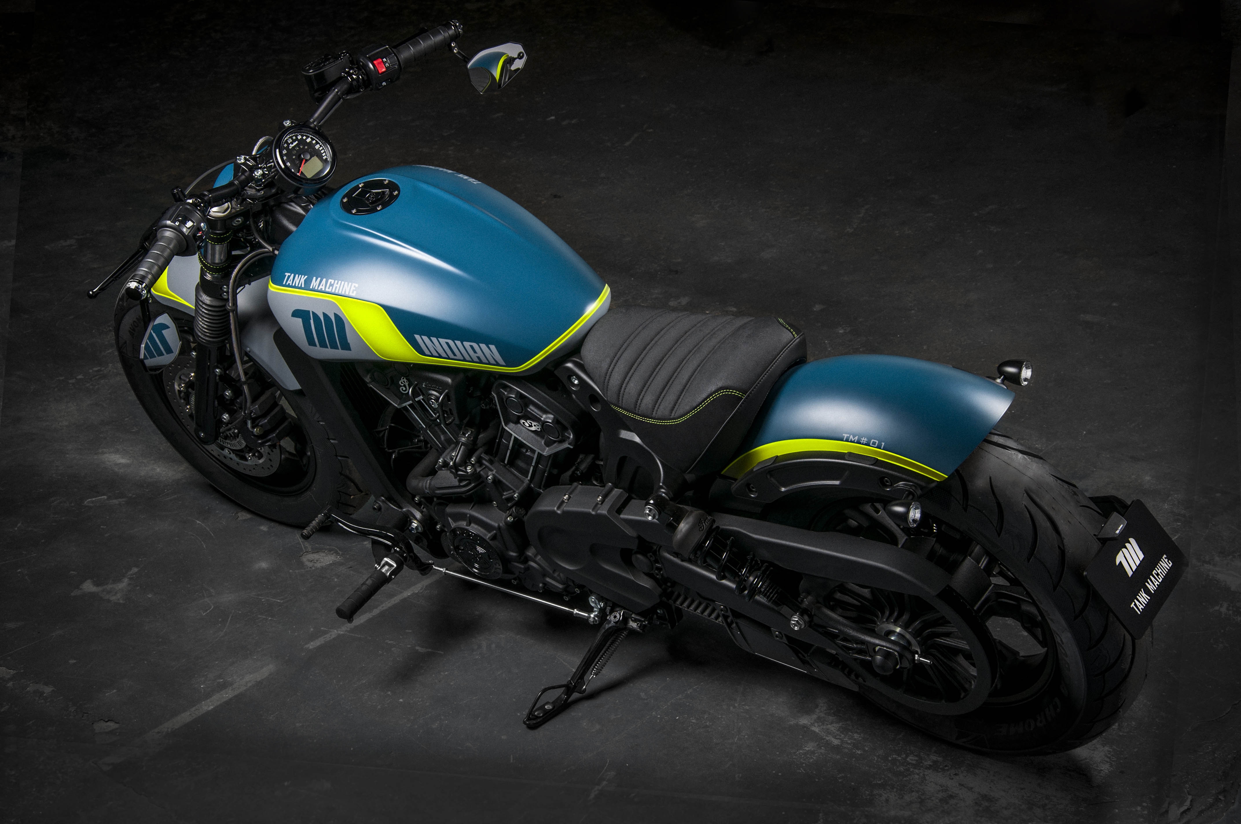 HD wallpaper, Indian Motorcycles Scout Bobber Sixty Neon, 2021, Tank Machine, Limited Edition