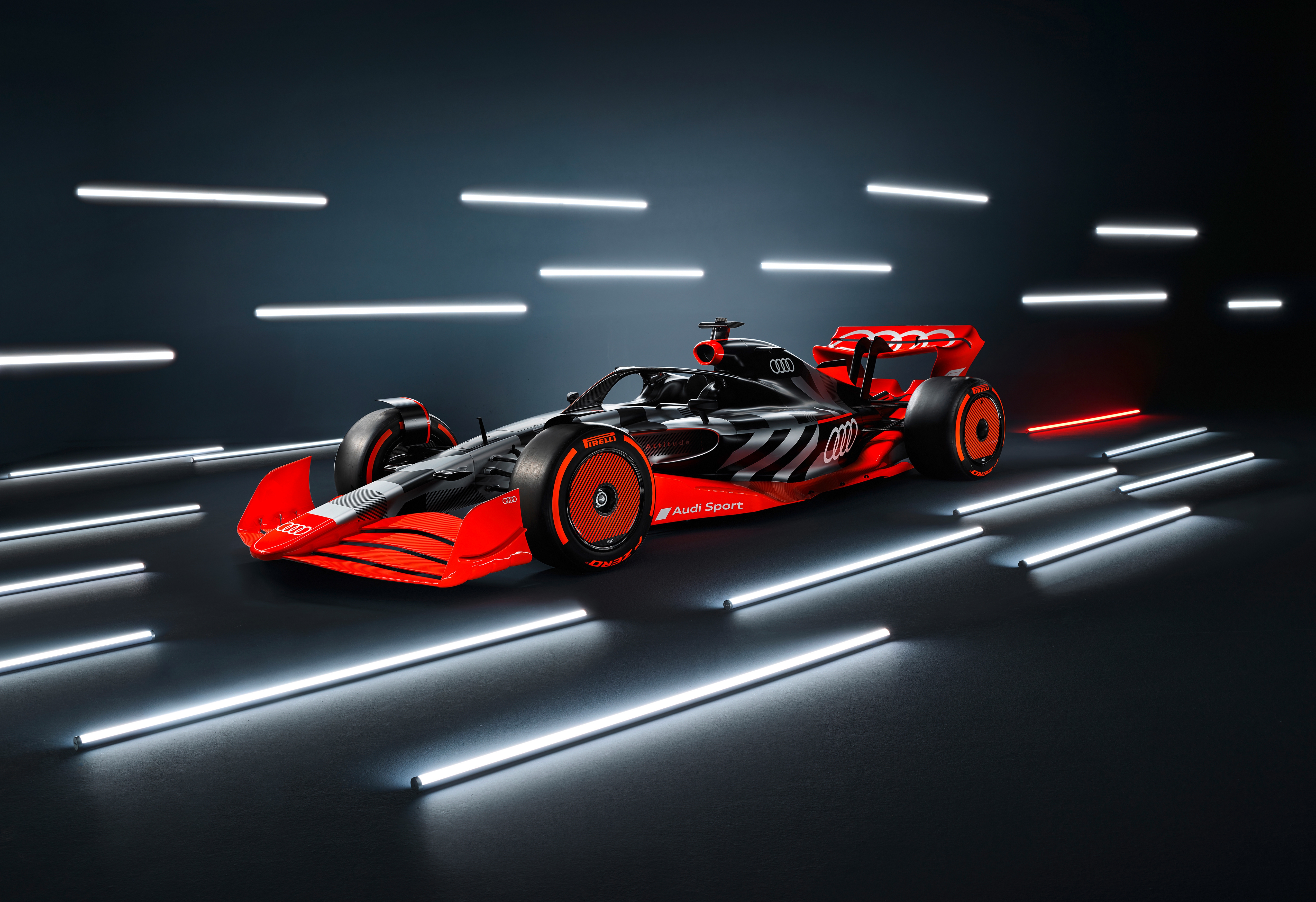 HD wallpaper, Formula E Racing Car, 2022, Audi F1 Launch Livery, 5K, 5K