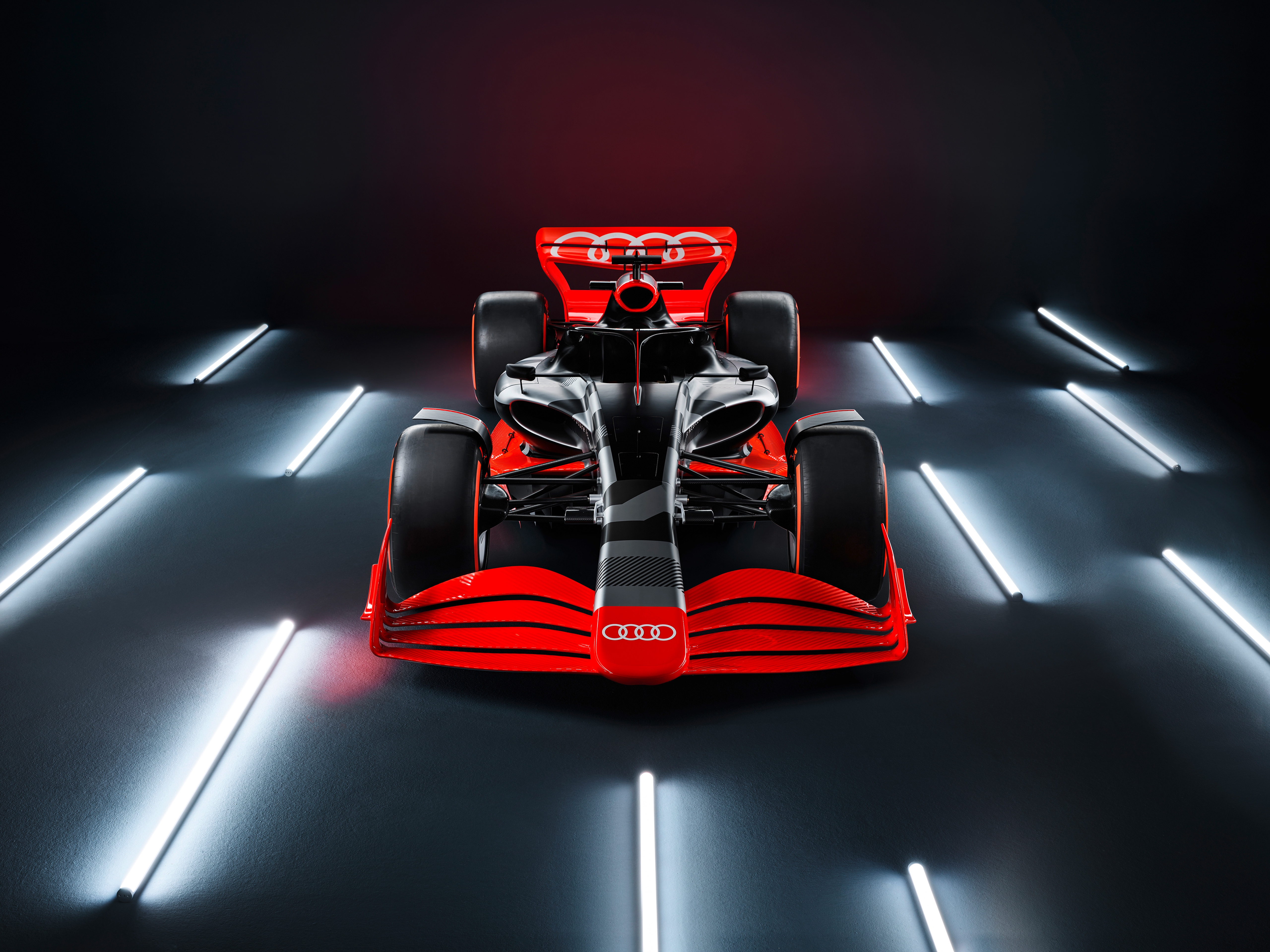 HD wallpaper, Formula E Racing Car, 5K, Audi F1 Launch Livery, 2022