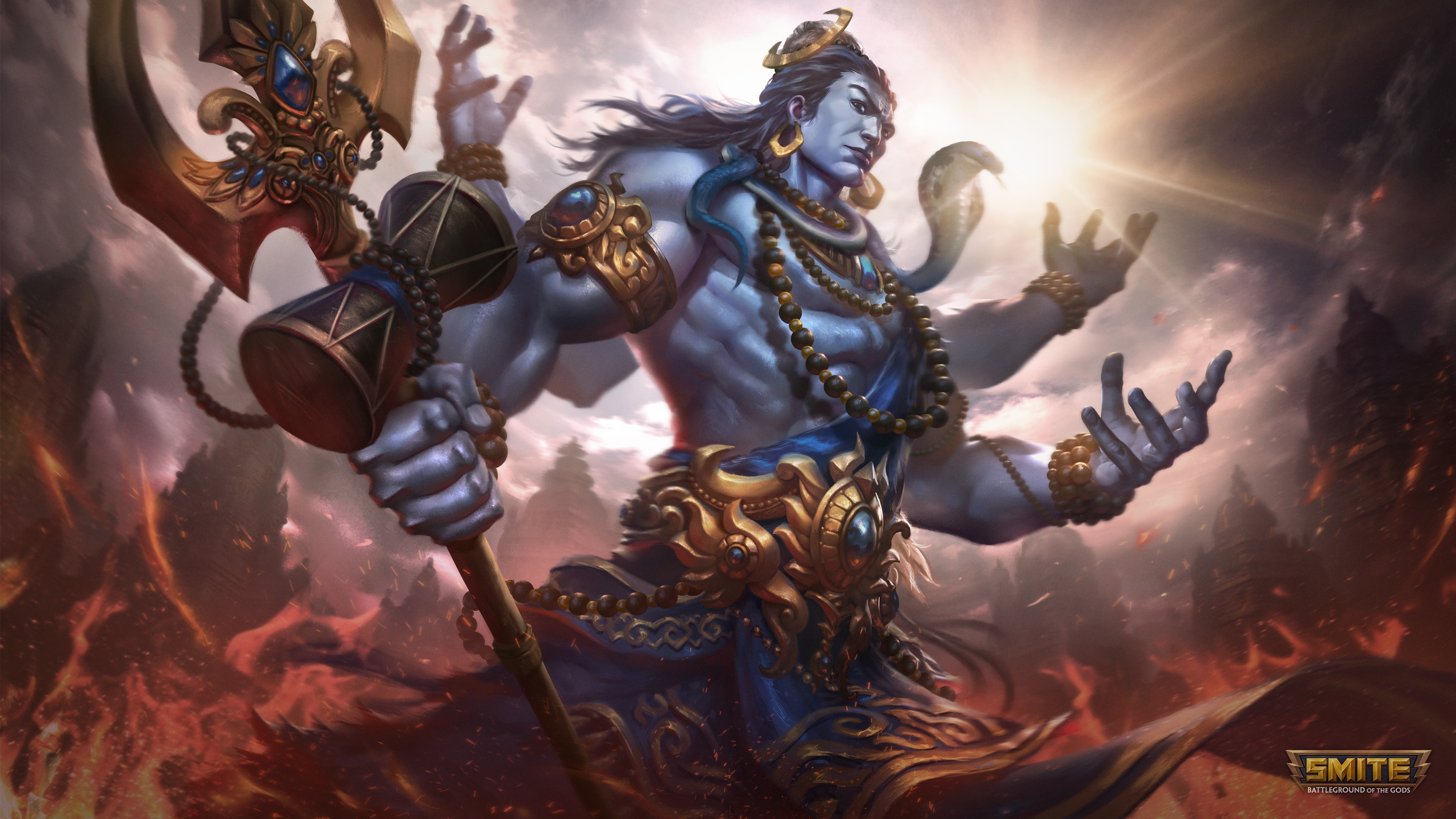 HD wallpaper, Lord Shiva, The Destroyer, 2022 Games, Smite