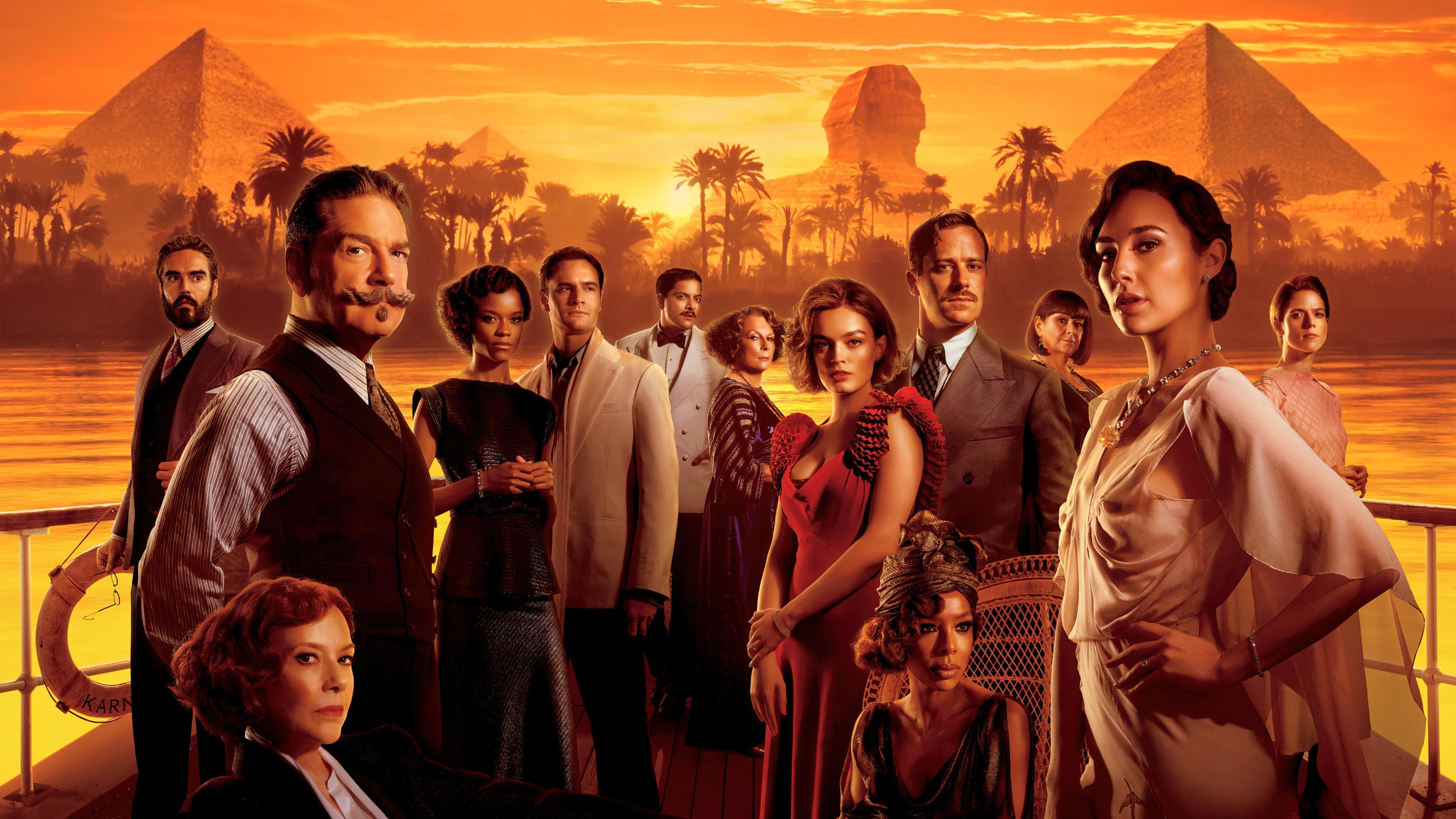 HD wallpaper, Poster, 4K, Death On The Nile, Movie, 2022, Cast