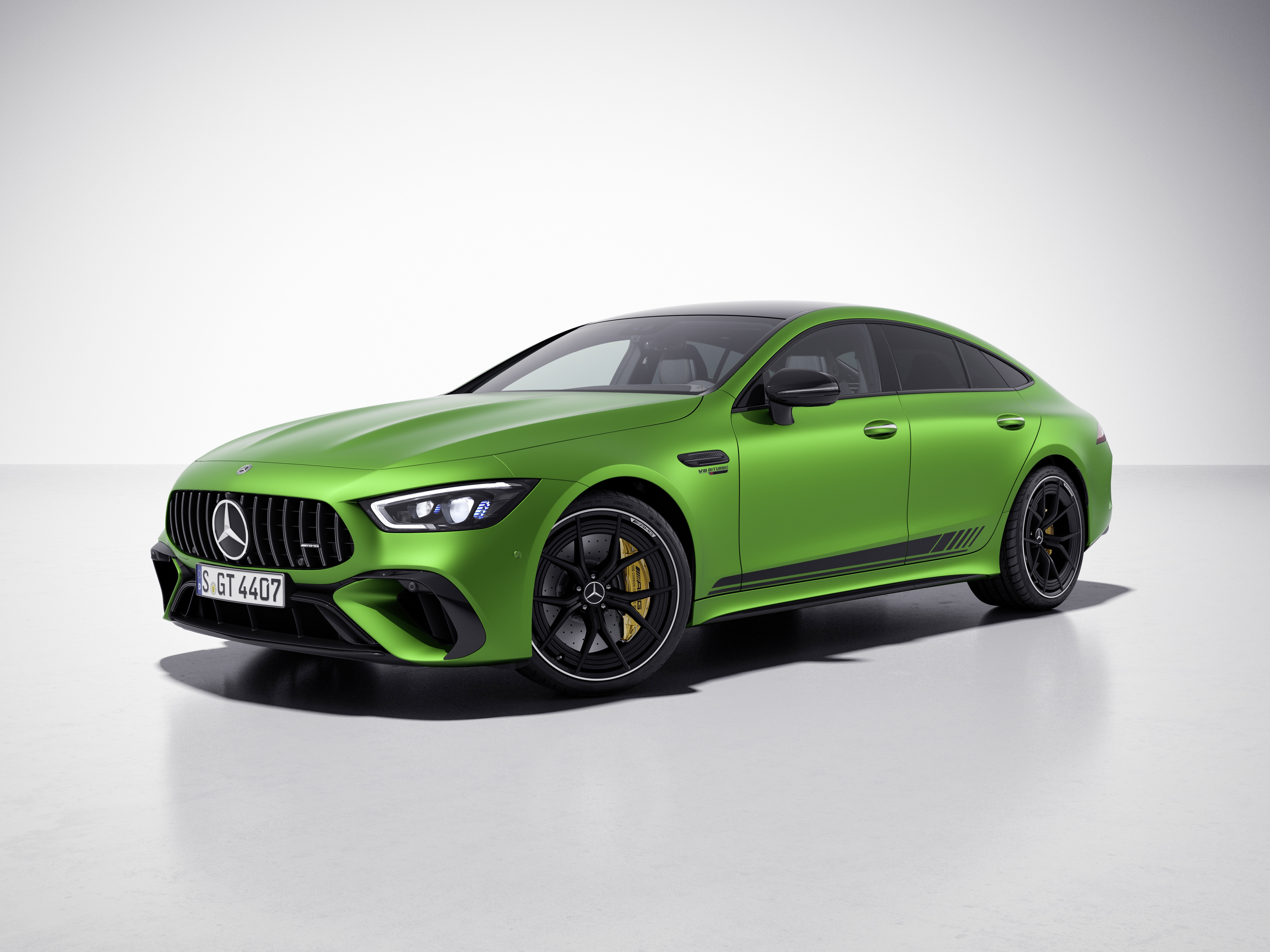 HD wallpaper, Mercedes Amg Gt 63 S E Performance, 4 Door Coupe, White Background, Hybrid Cars, 5K, 2022