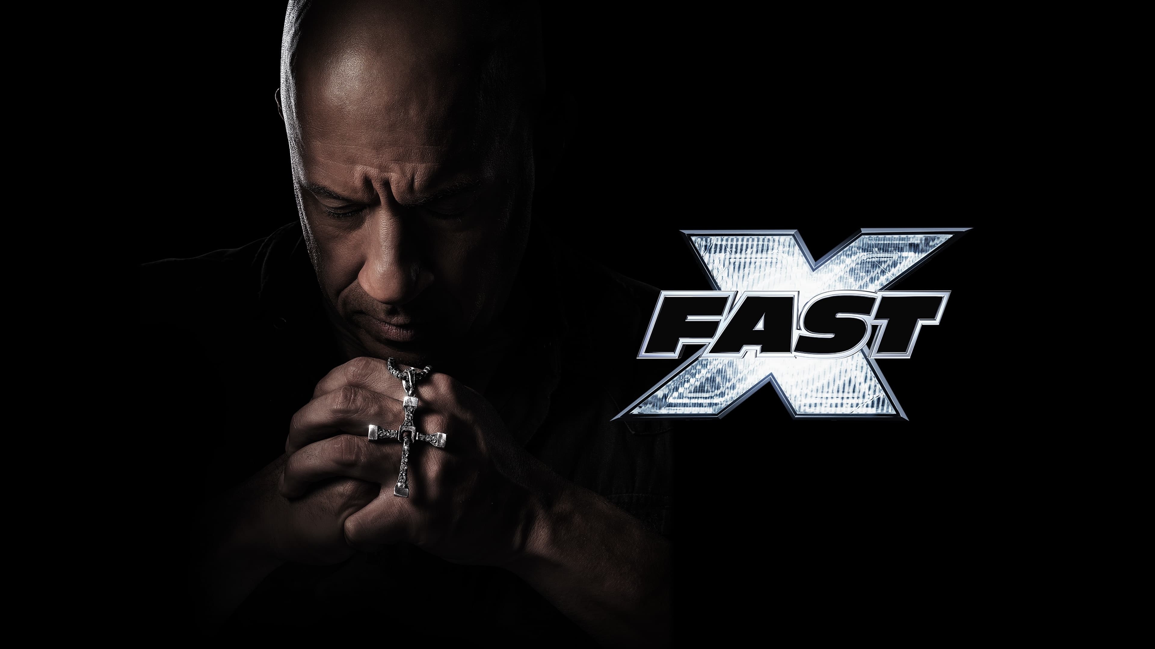 HD wallpaper, 2023 Movies, Amoled, Black Background, Fast X, Vin Diesel As Dominic Toretto