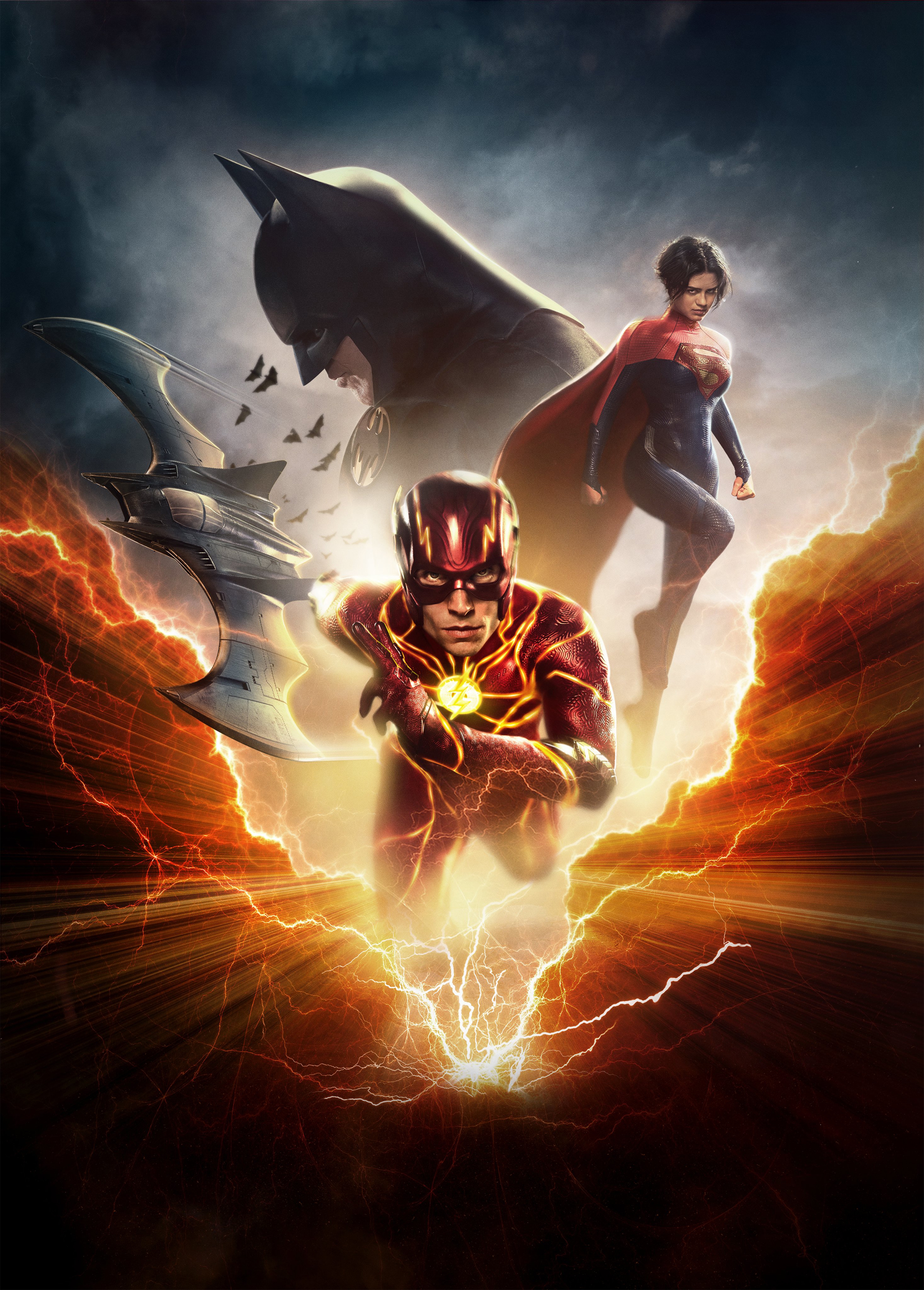 HD wallpaper, Dc Comics, Flash, Supergirl, 2023 Movies, The Flash, Batman, Movie Poster