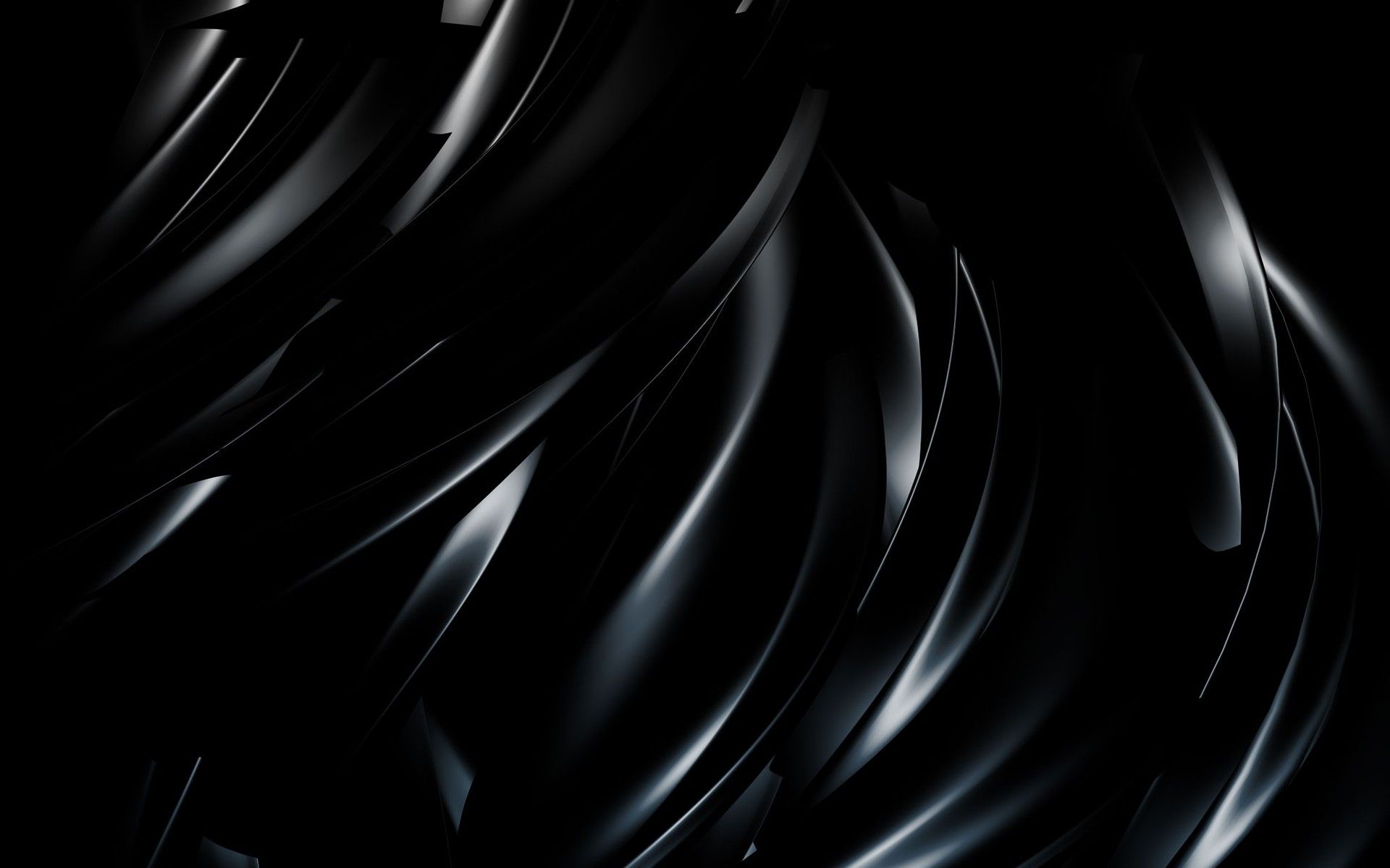 HD wallpaper, 3D, Black, Abstract