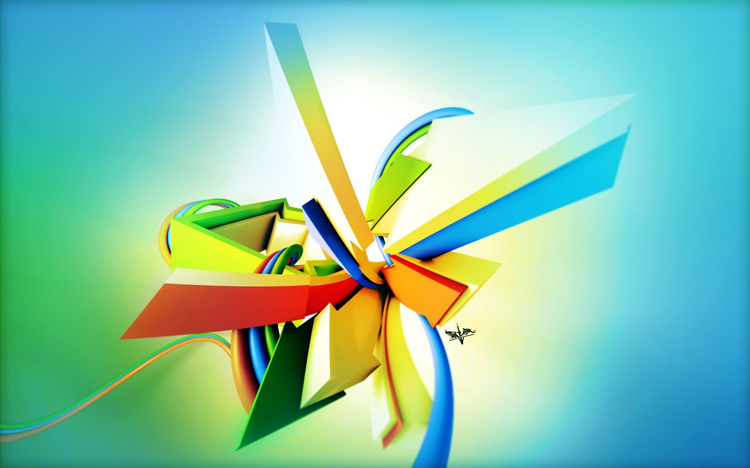 HD wallpaper, 3D, Colorful, Abstract
