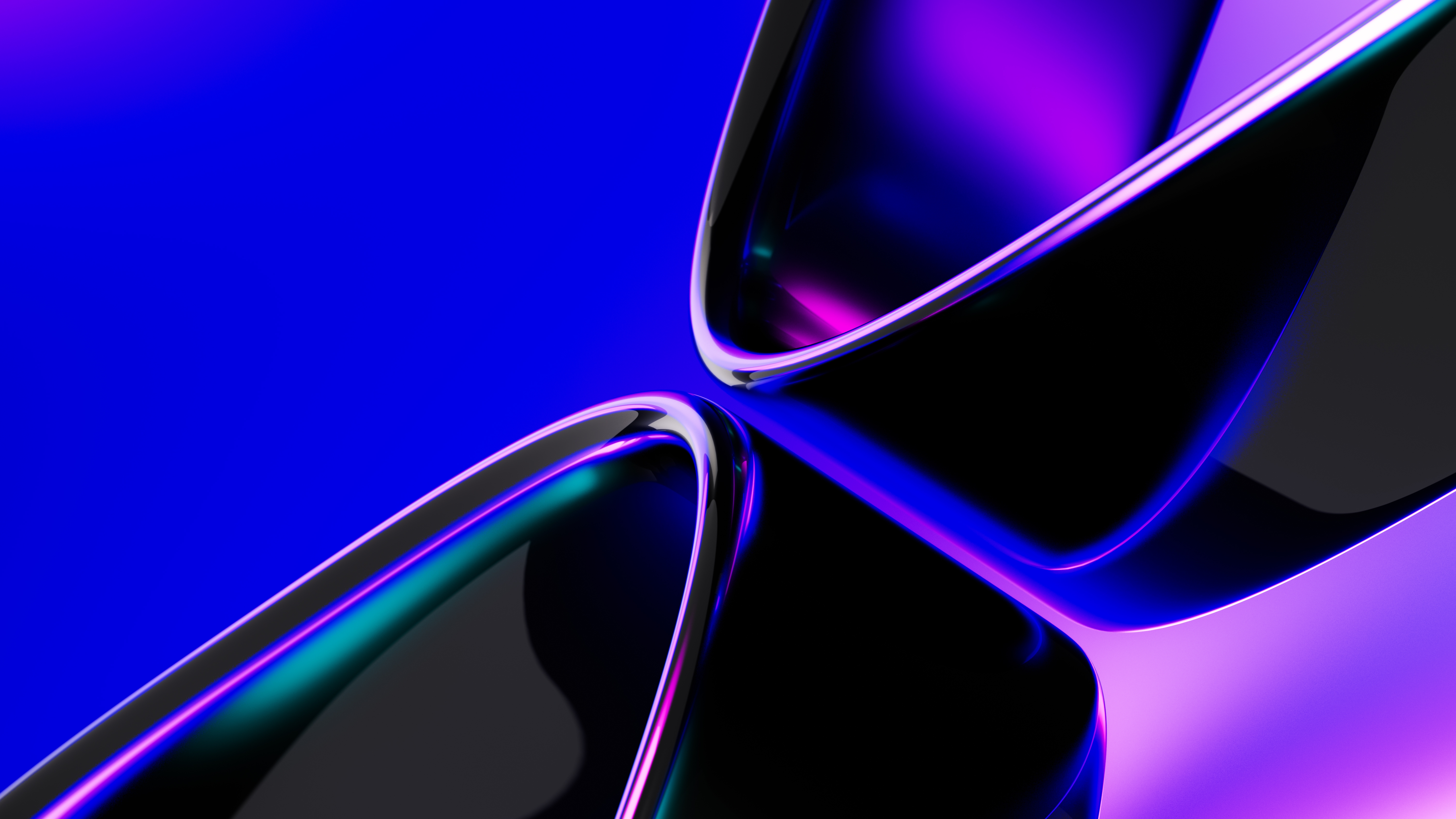 HD wallpaper, 3D Background, Blue Abstract, 5K