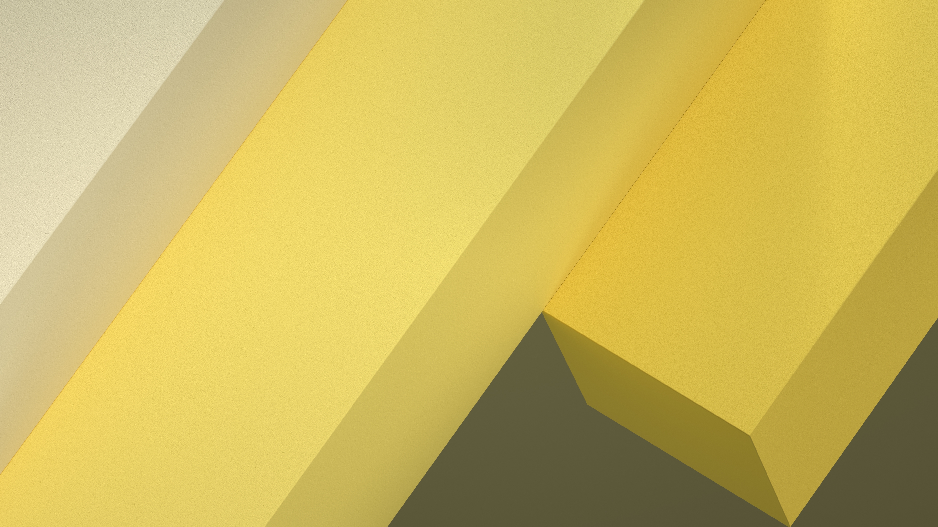 HD wallpaper, Illustration, 3D Shapes, Yellow Abstract, 3D, Geometric