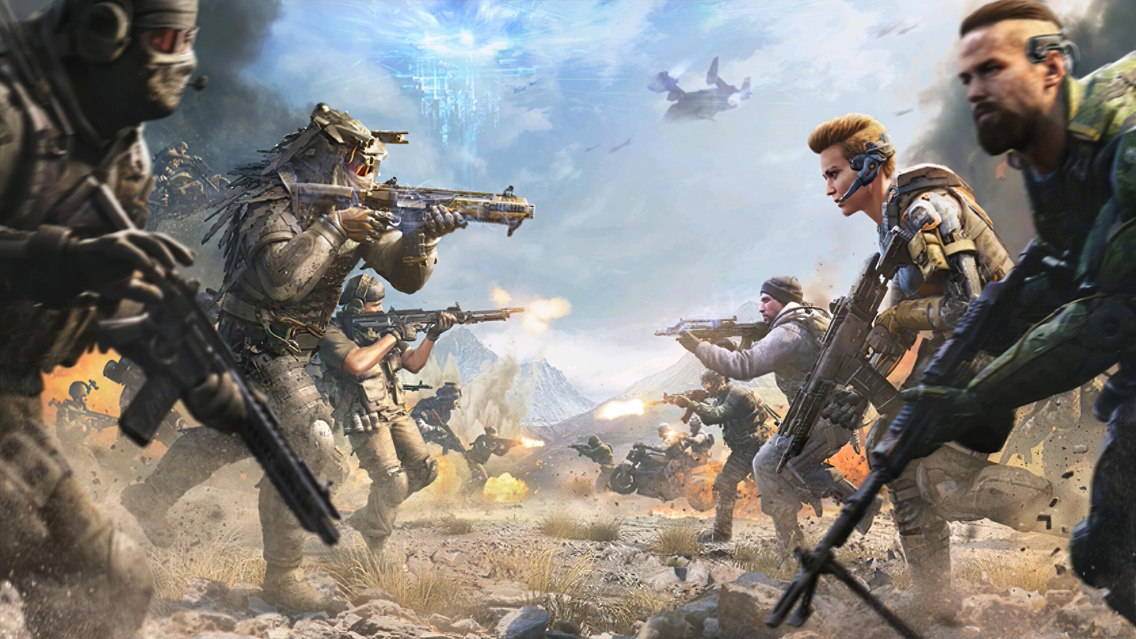 HD wallpaper, 4K, Team Battle, Call Of Duty Mobile