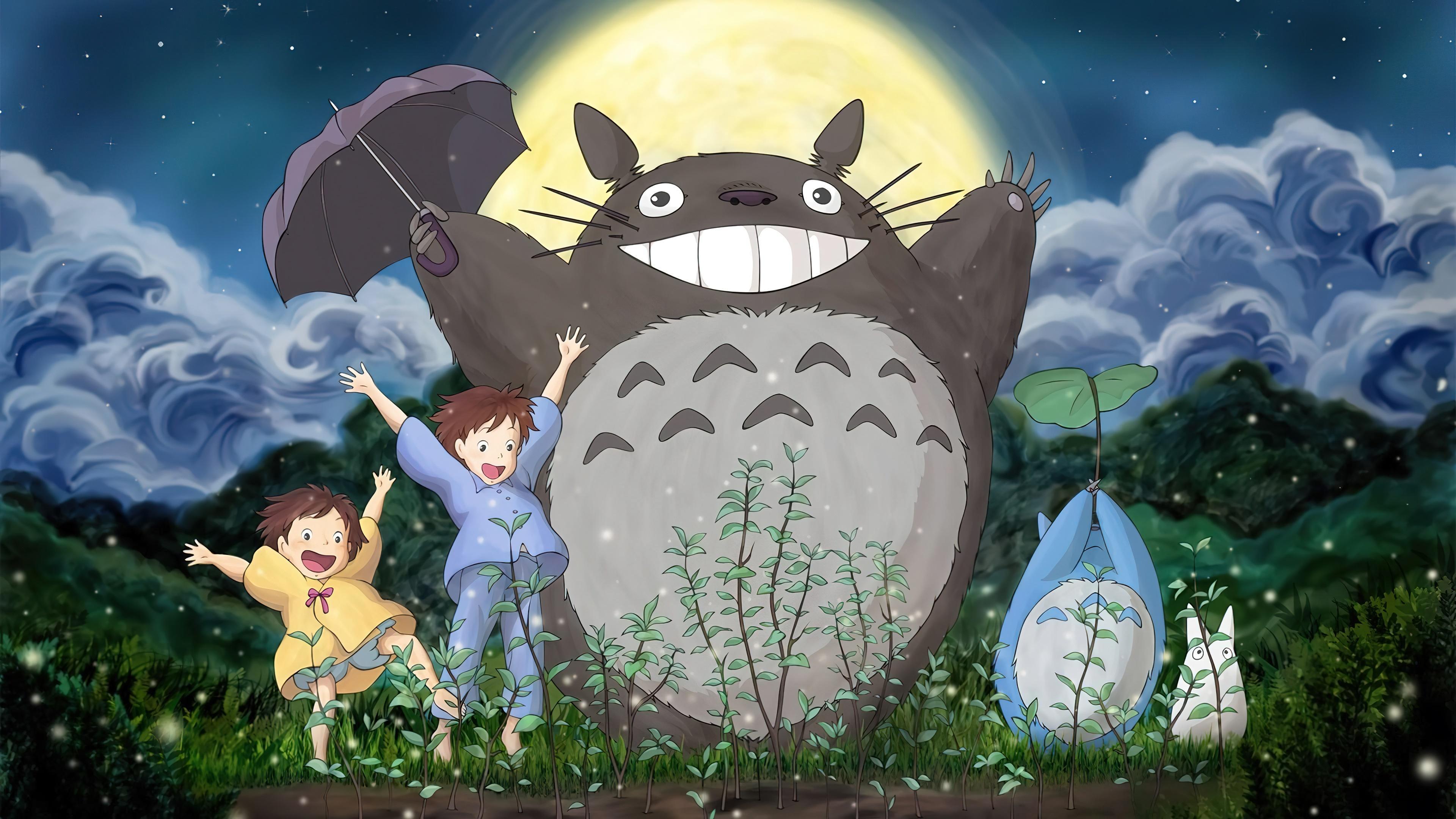 HD wallpaper, 4K, My Neighbor Totoro, Anime, Characters