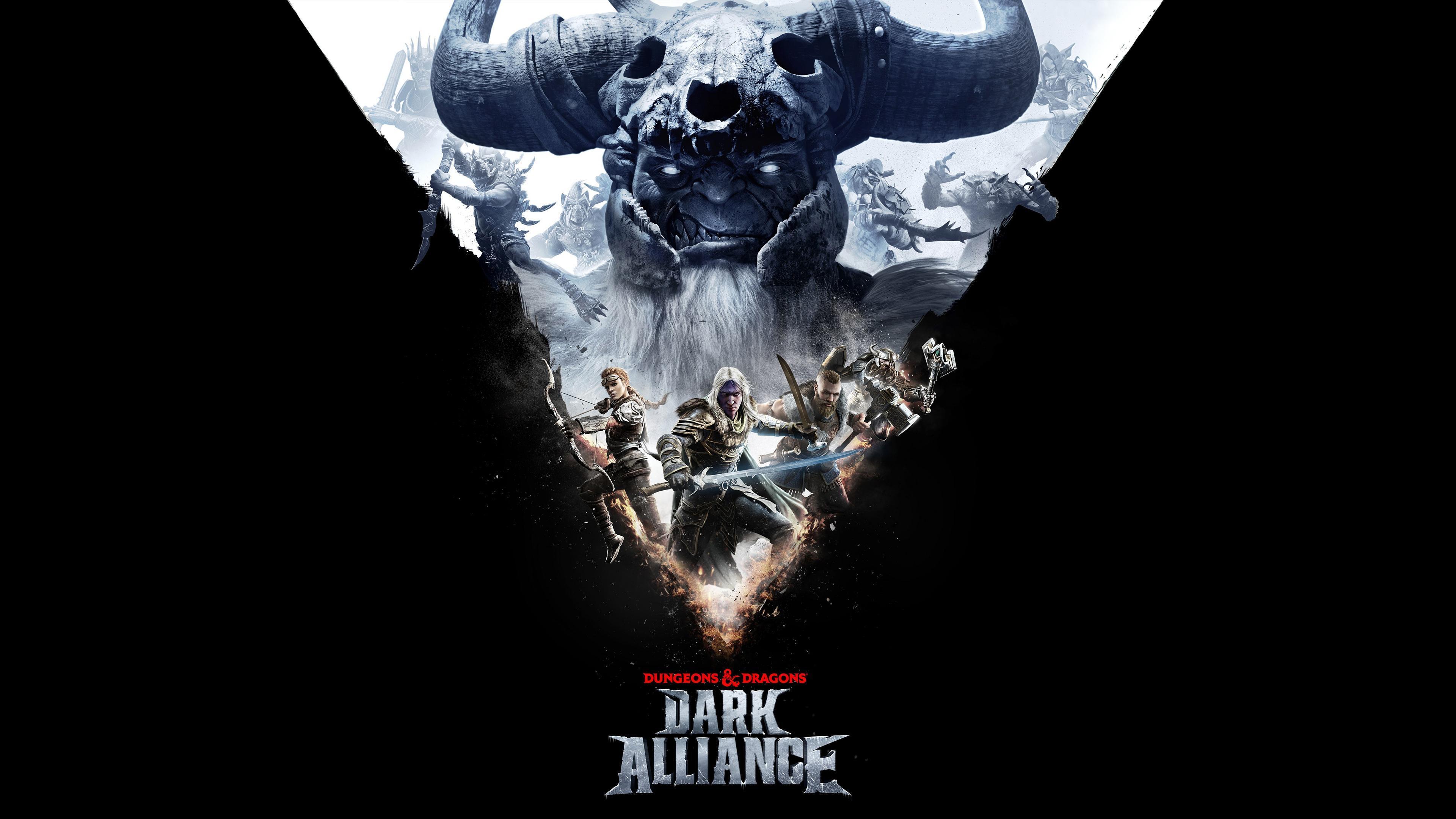 HD wallpaper, 4K, Dungeons And Dragons Dark Alliance, Key Art