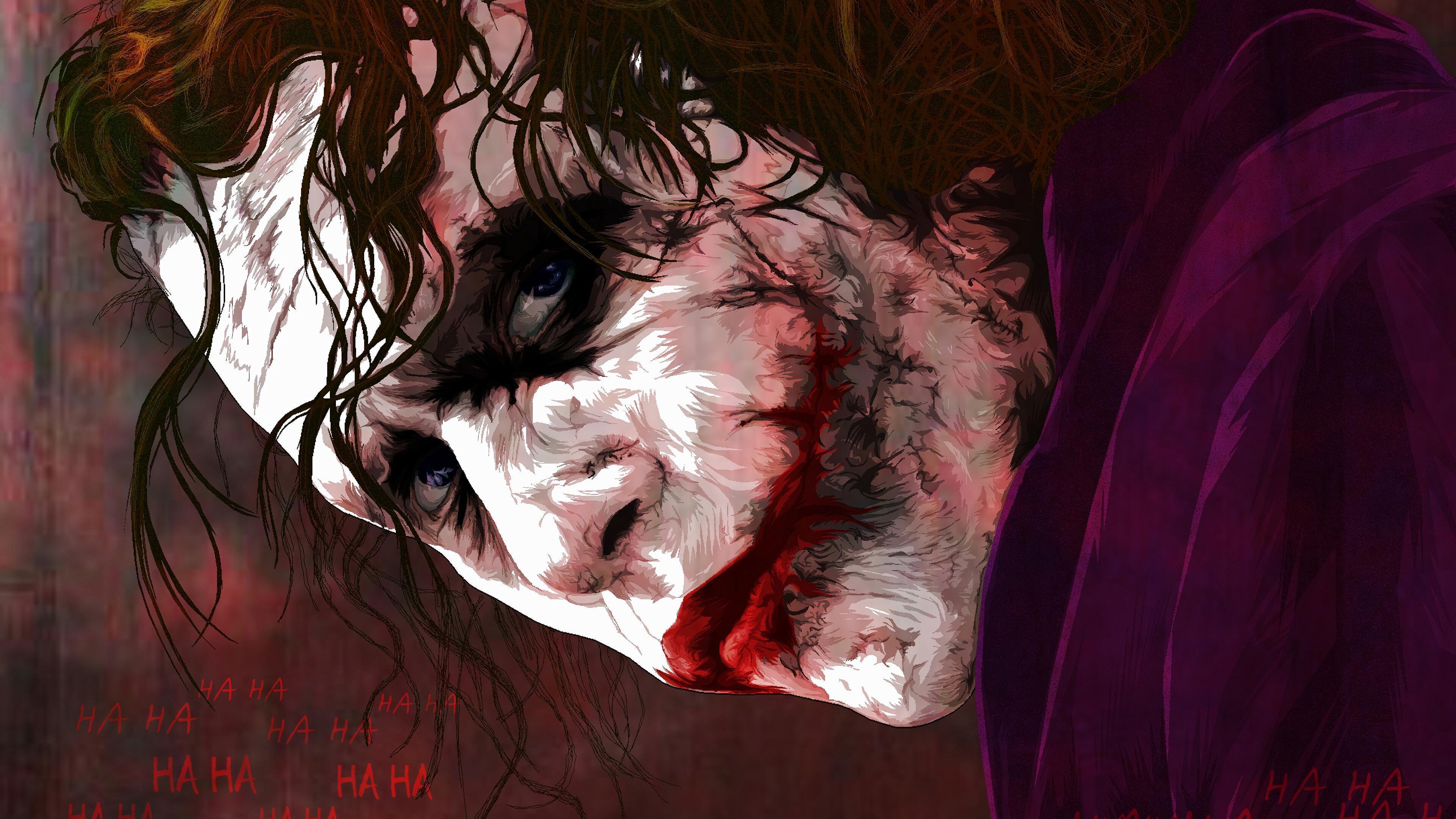 HD wallpaper, Heath Ledger, 4K, Joker
