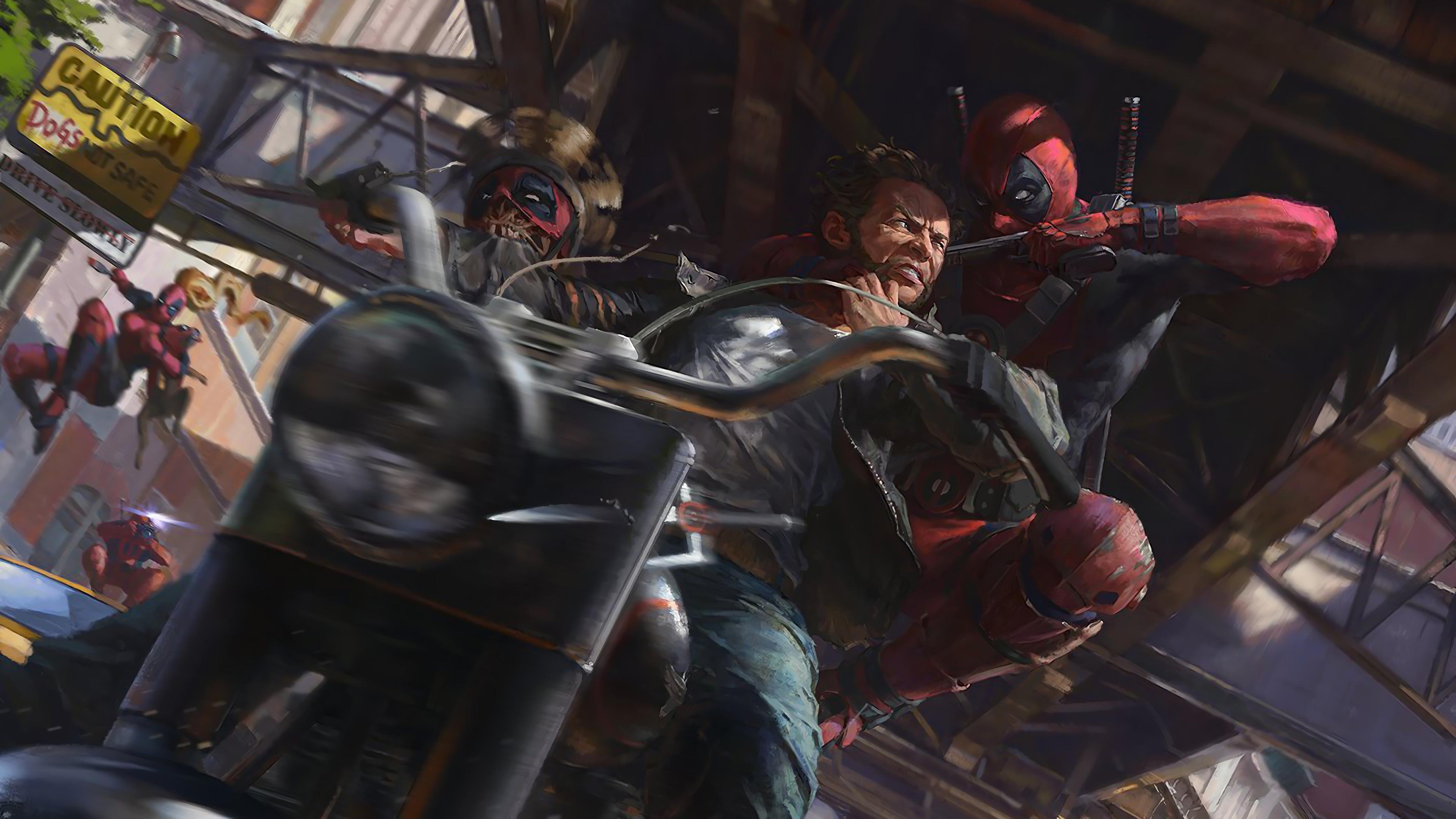 HD wallpaper, Logan, Deadpool Corps Vs, 4K