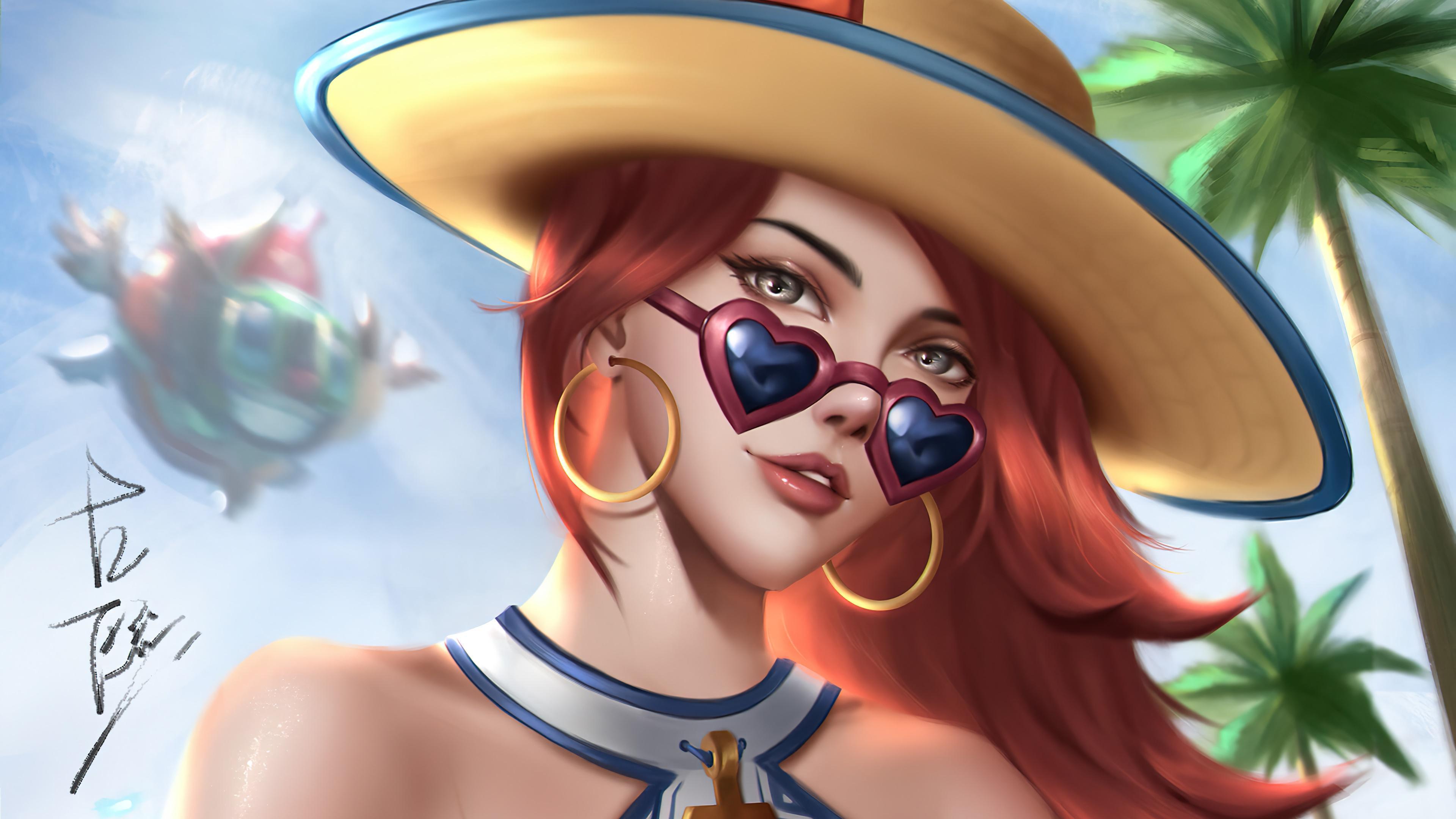 HD wallpaper, Lol, Miss Fortune, Pc, Game, 4K, Pool Party, League Of Legends