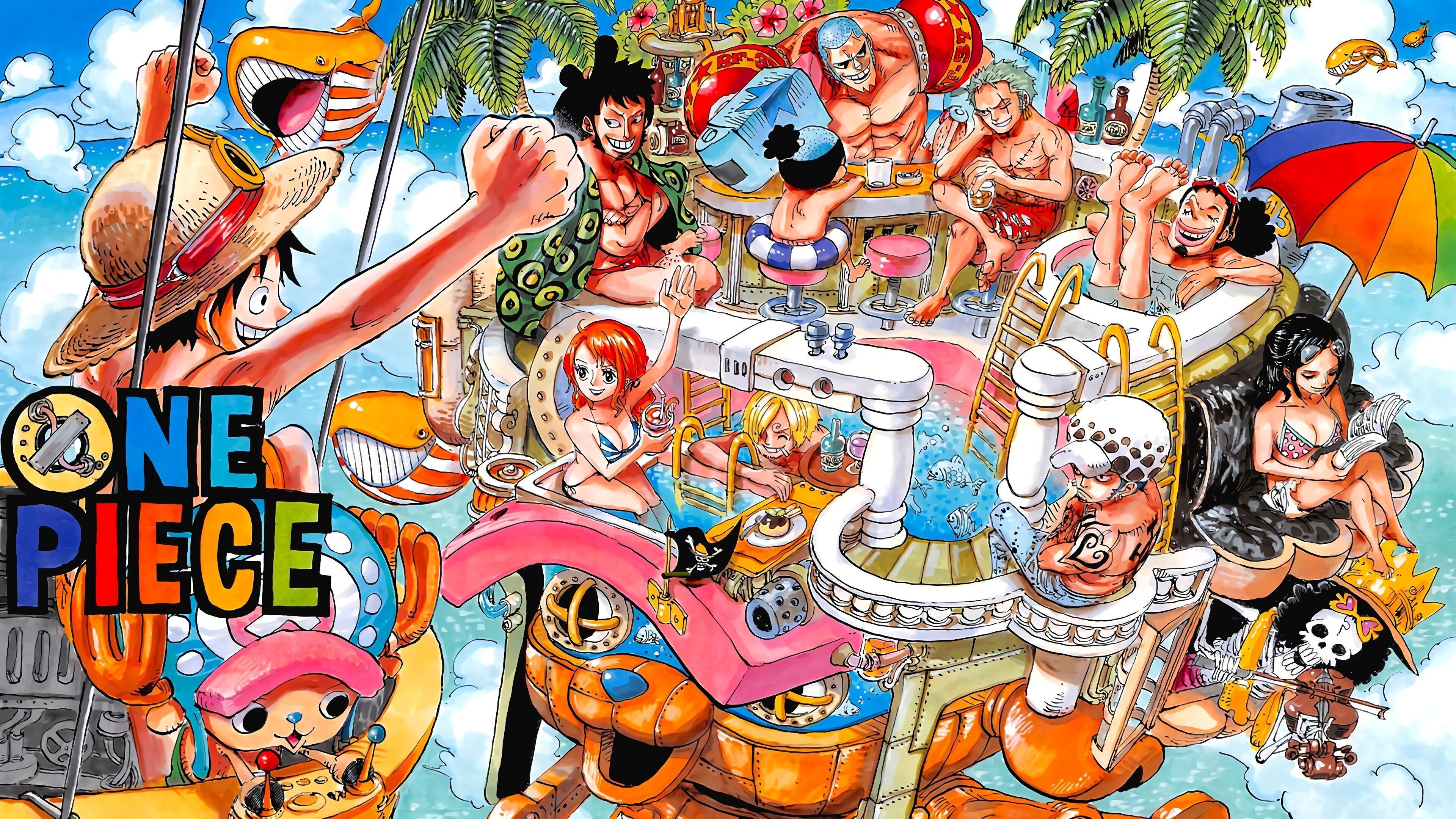 HD wallpaper, One Piece, Straw Hat Pirates, 4K