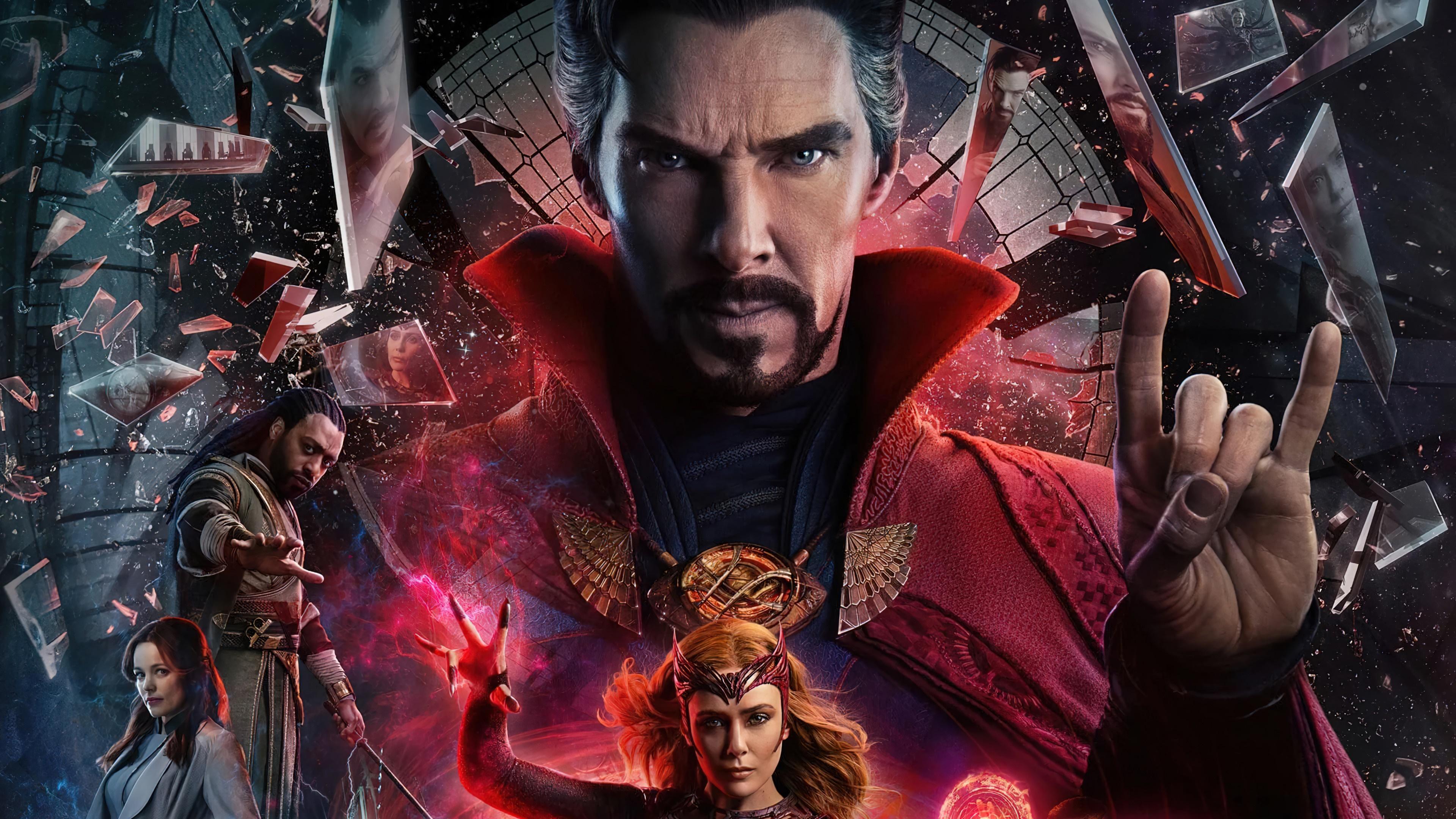 HD wallpaper, 4K, Maximoff, Poster, Doctor Strange In The Multiverse Of Madness, Wanda