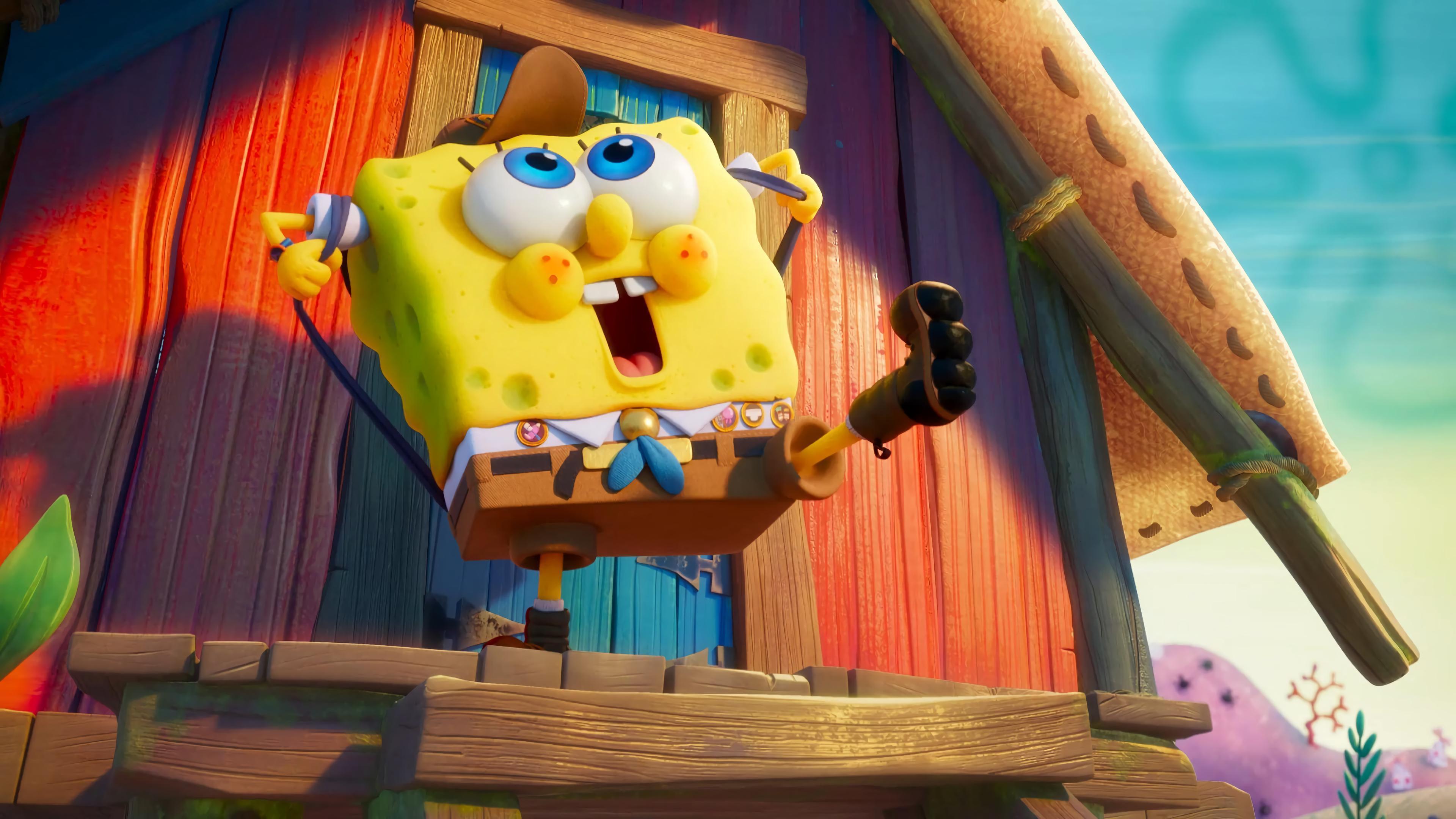 HD wallpaper, The Spongebob Movie Sponge On The Run, Kid, Spongebob, 4K