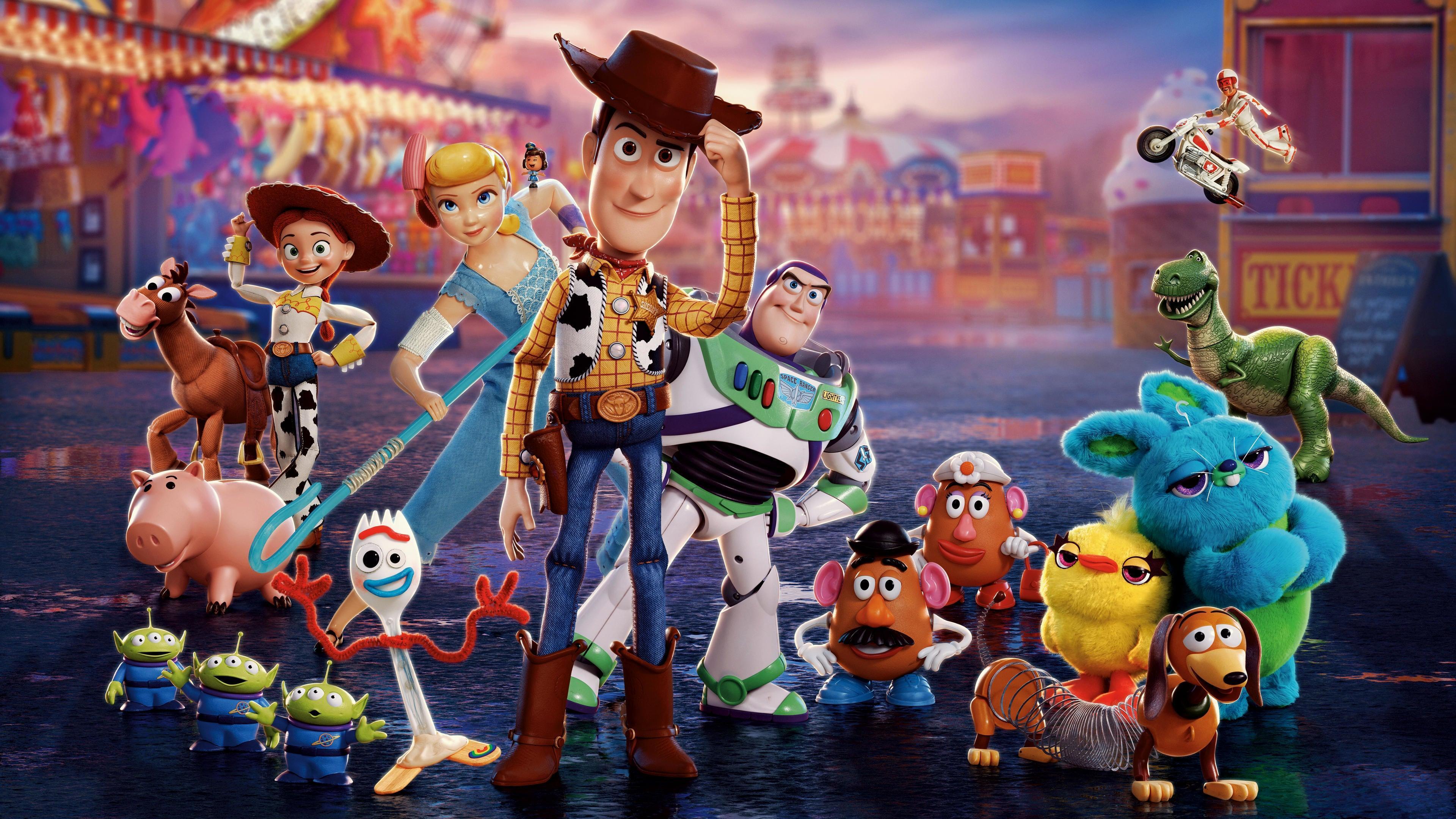 HD wallpaper, 4K, Characters, Toy Story 4