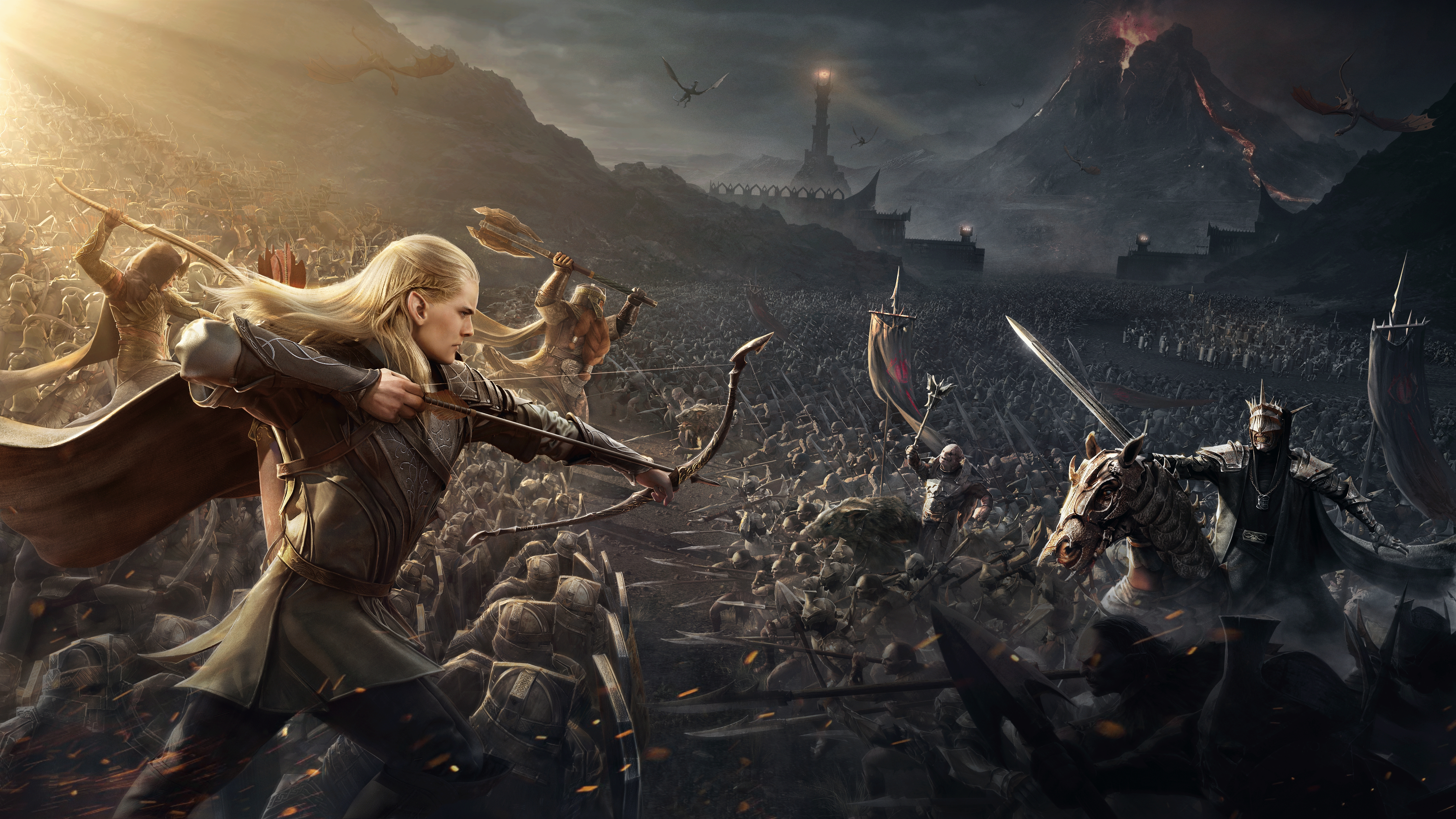 HD wallpaper, Battle Of The Black Gate, Lord Of The Rings, 5K