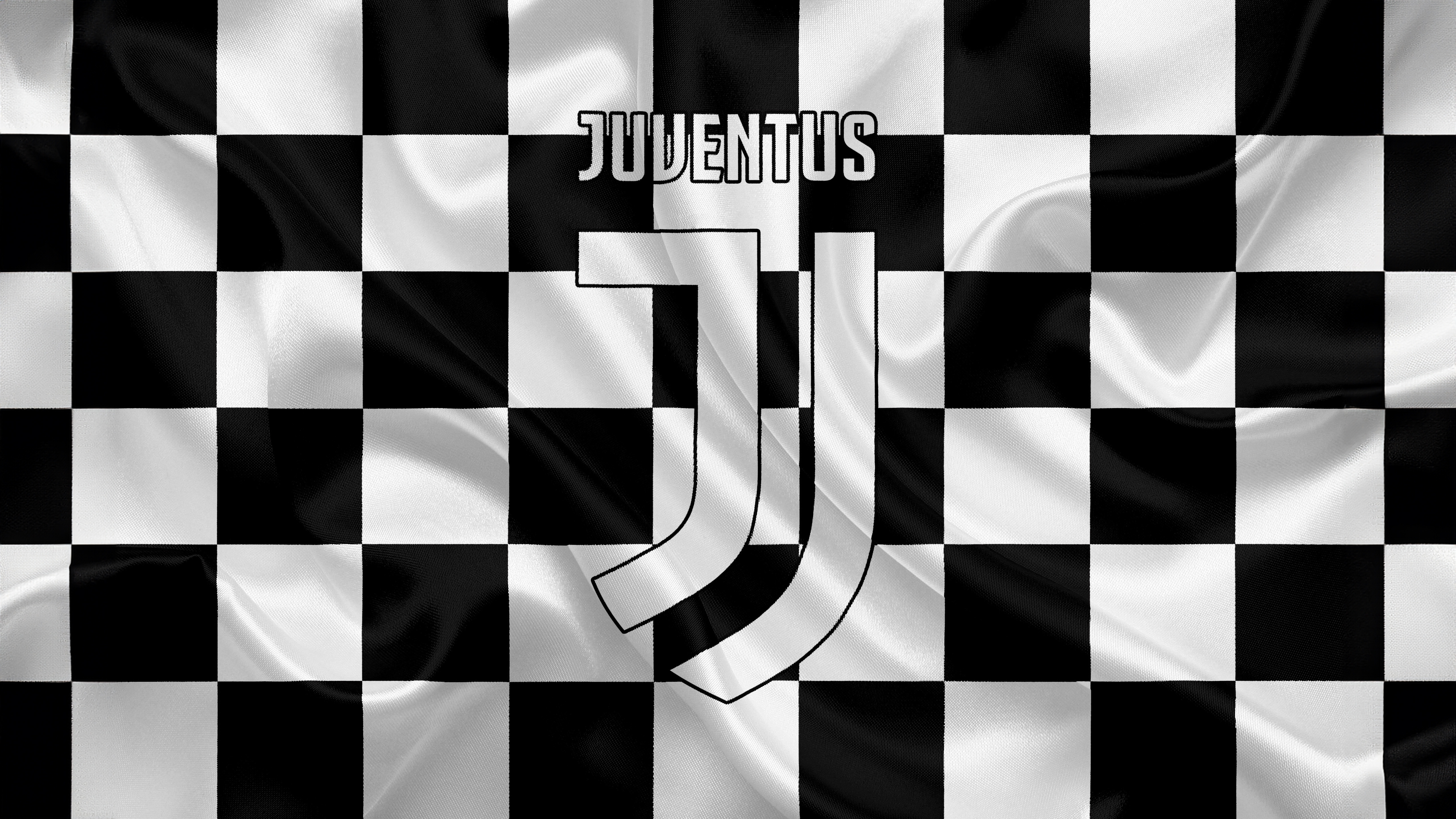 HD wallpaper, Soccer, Football Club, Black And White, 5K, Juventus Fc, Squares