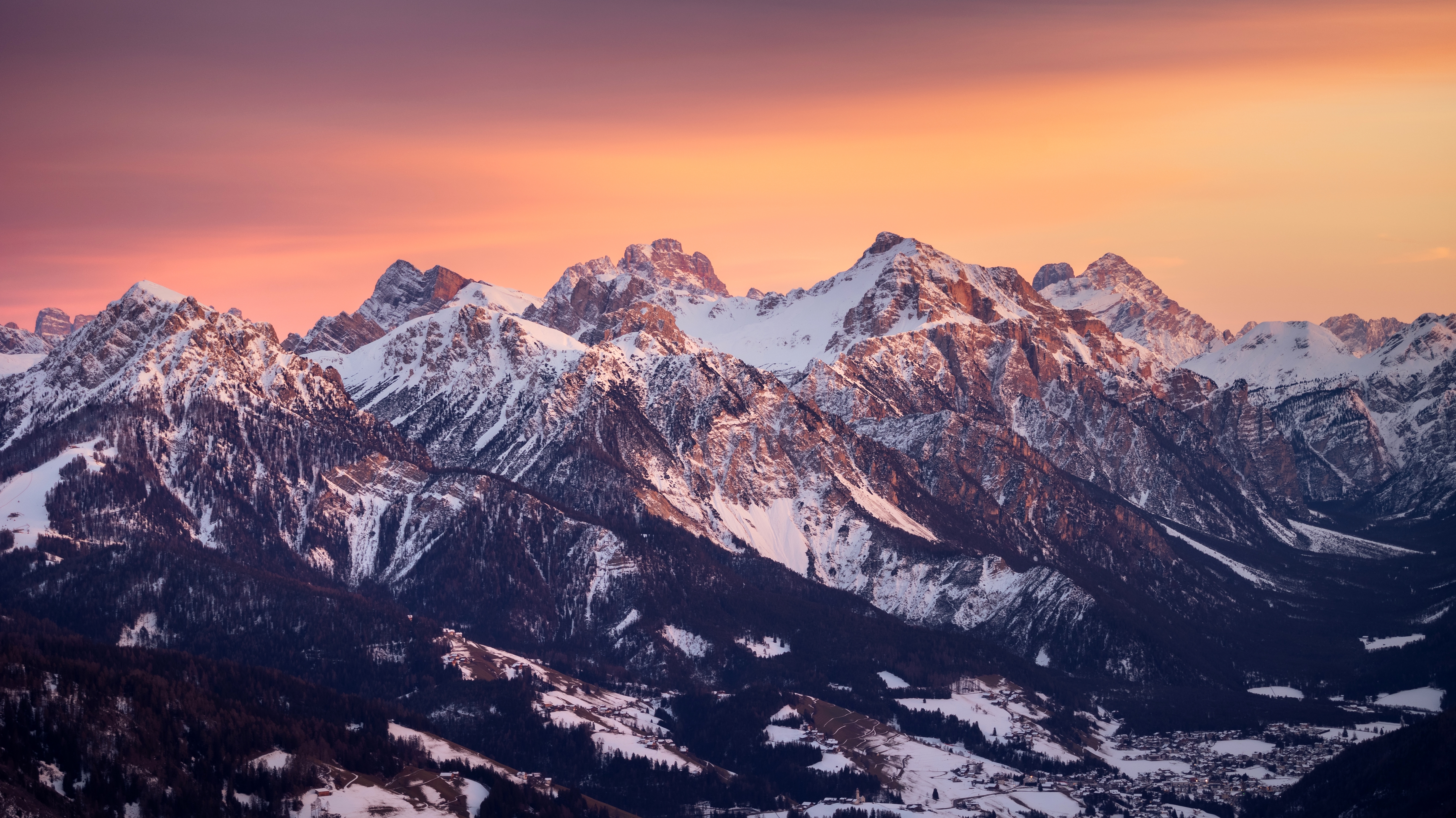 HD wallpaper, Italy, 5K, South Tyrol, Mountain Range, Dolomites