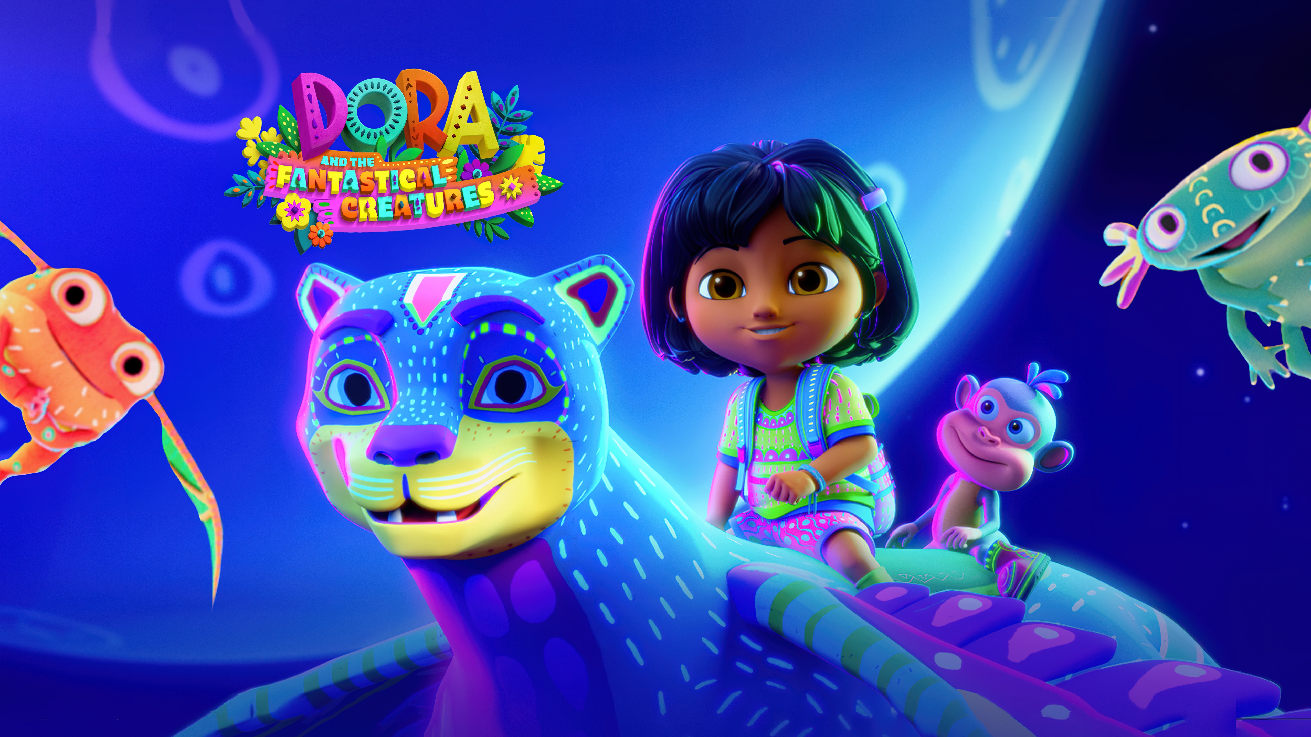 HD wallpaper, Animation, 5K, Dora And The Fantastical Creatures