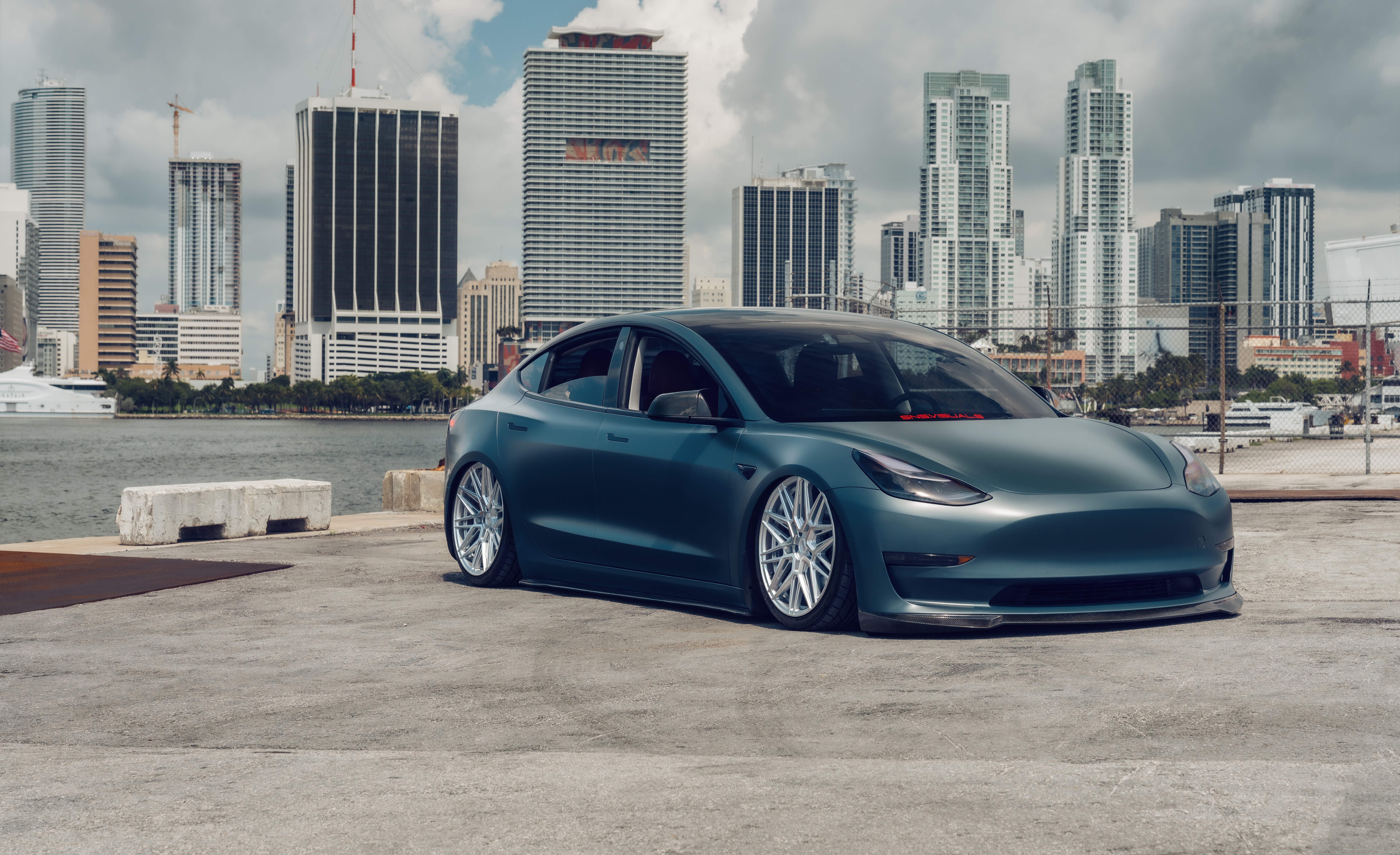 HD wallpaper, 5K, Electric Cars, Tesla Model 3, 8K