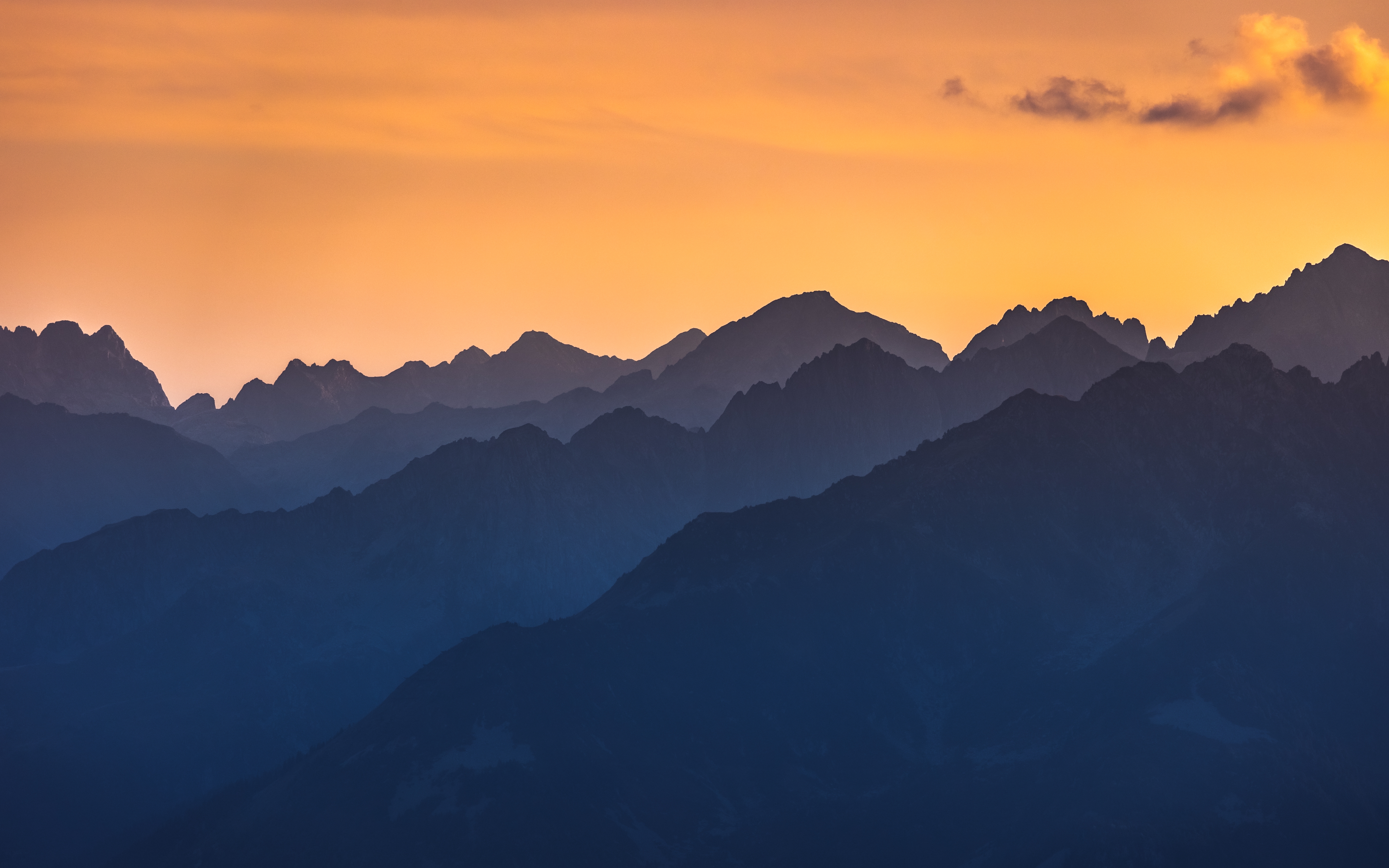 HD wallpaper, Sunrise, 5K, Mountain Pass, France, Col De La Madeleine