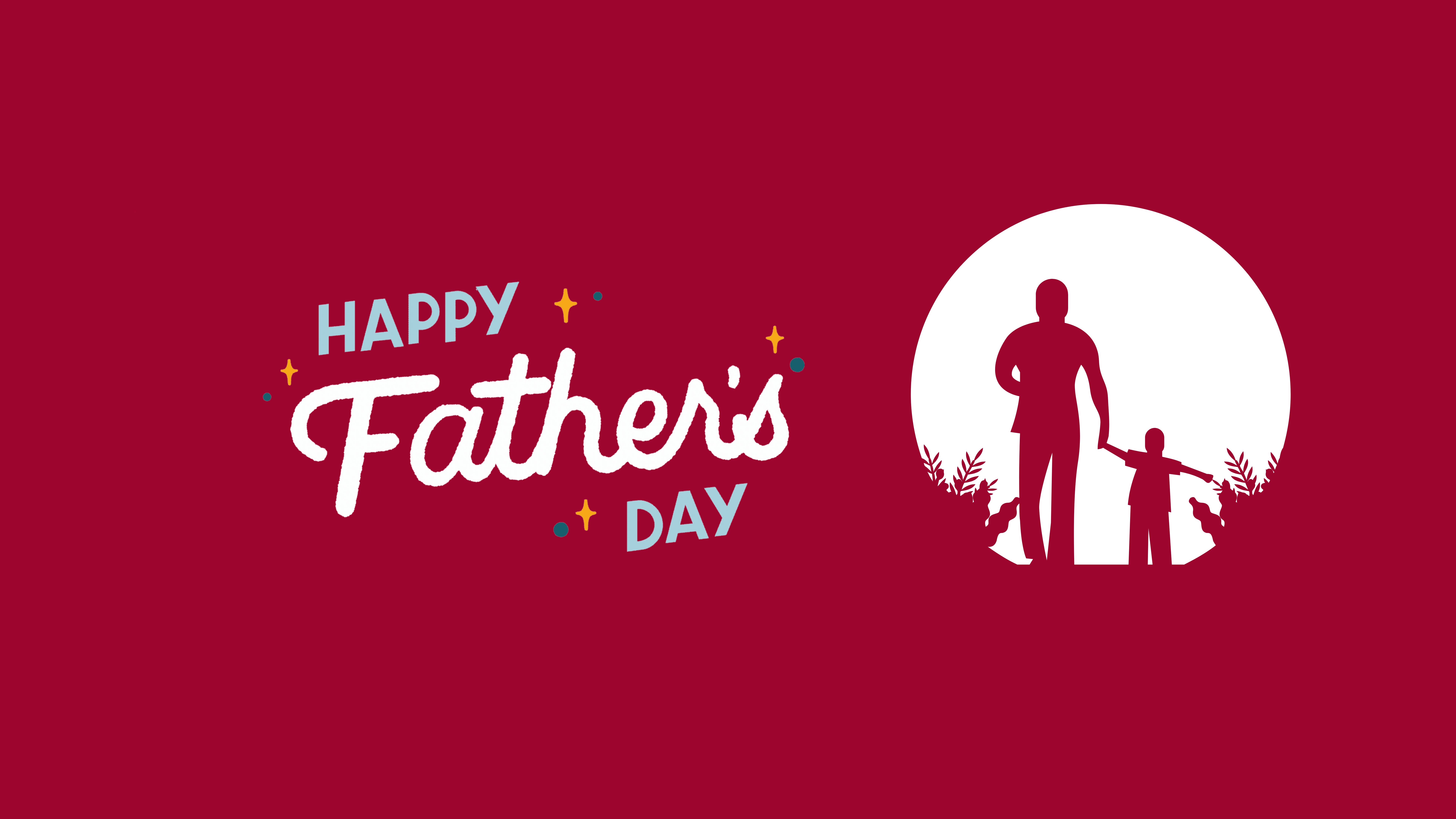 HD wallpaper, 5K, 8K, Red Background, Happy Fathers Day