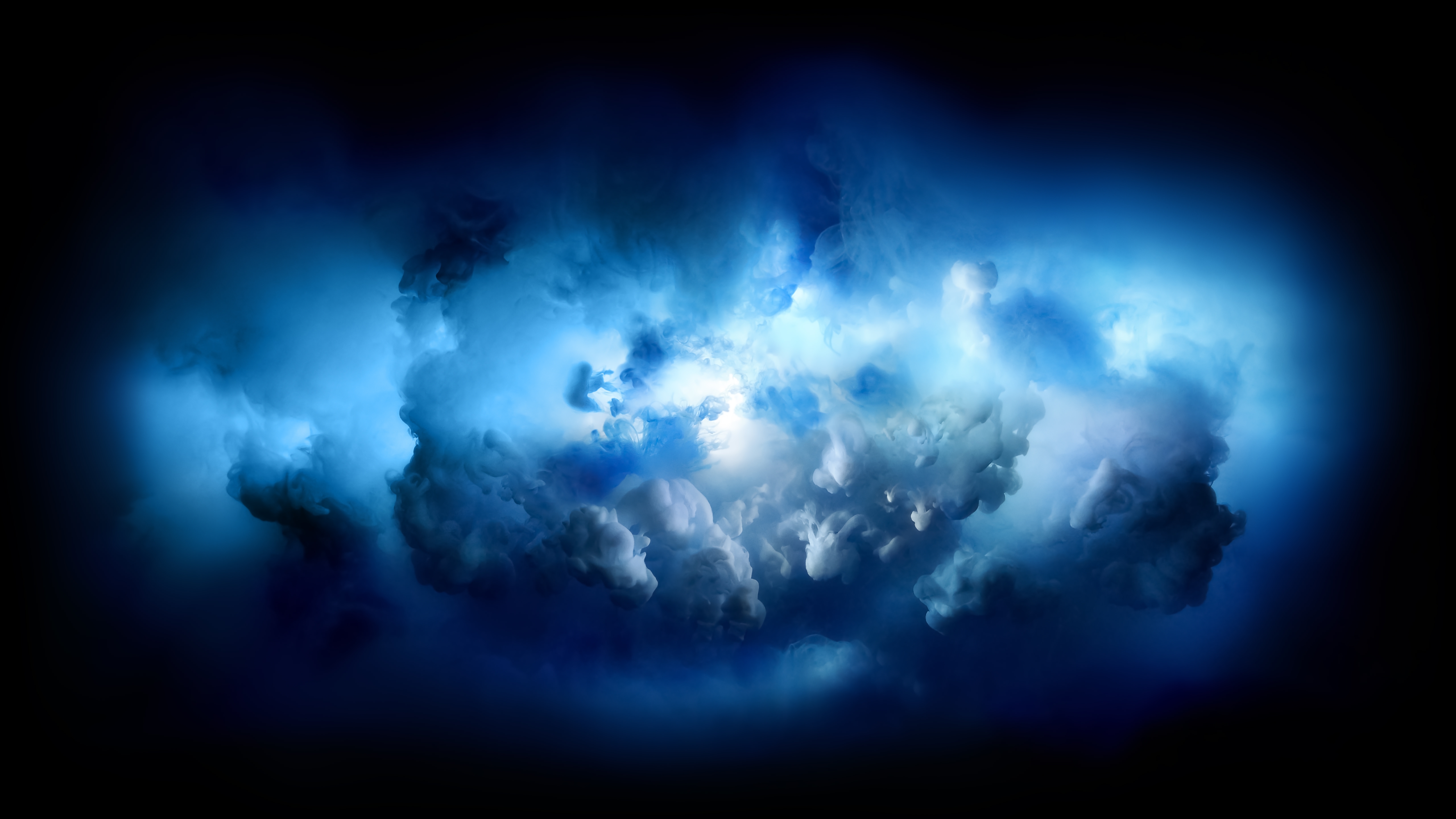HD wallpaper, Blue, Stock, Storm, Clouds, Imac Pro, 5K