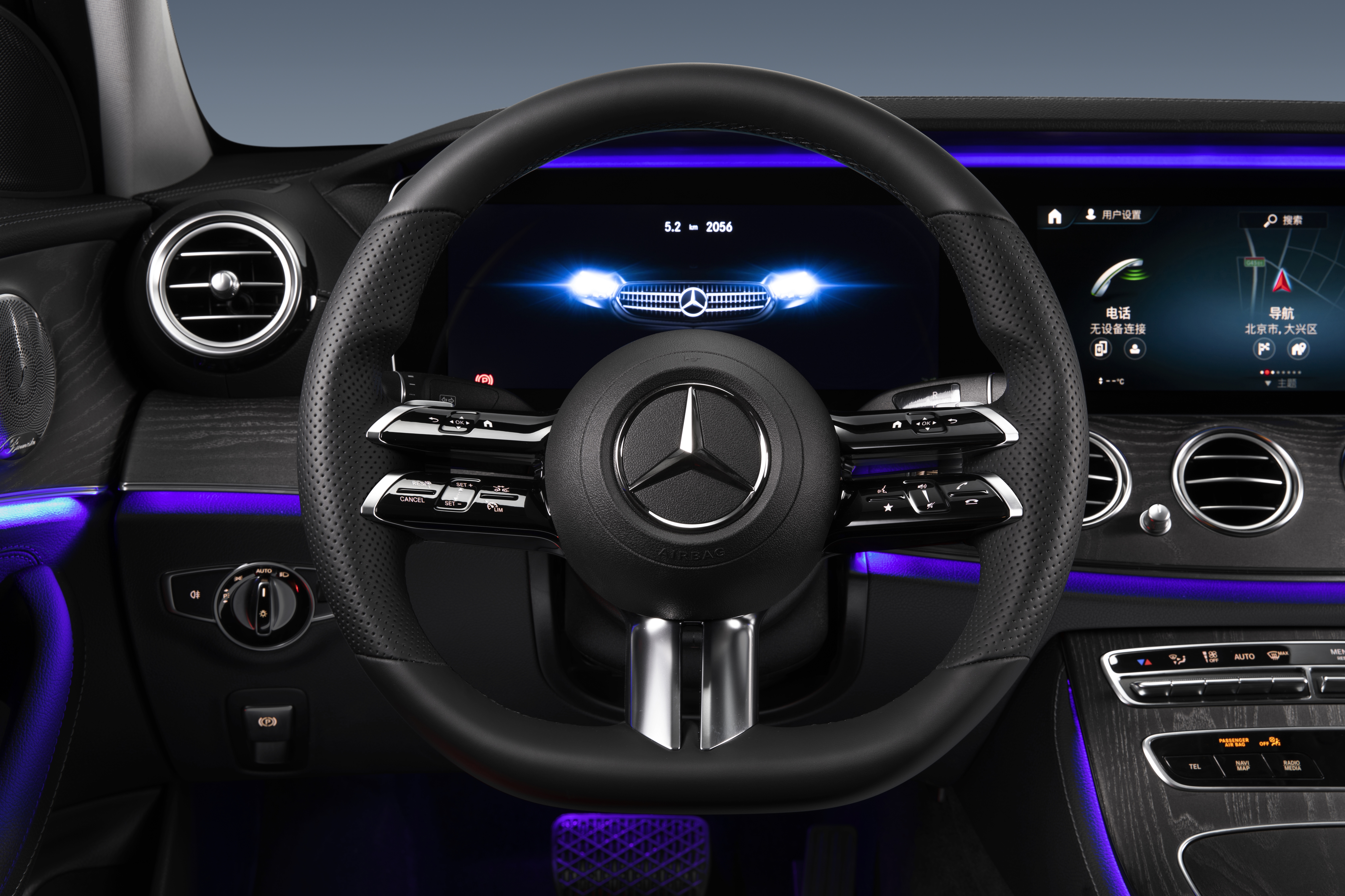 HD wallpaper, 5K, Interior, Cockpit, Mercedes Benz E 350 L Amg Line, 2020