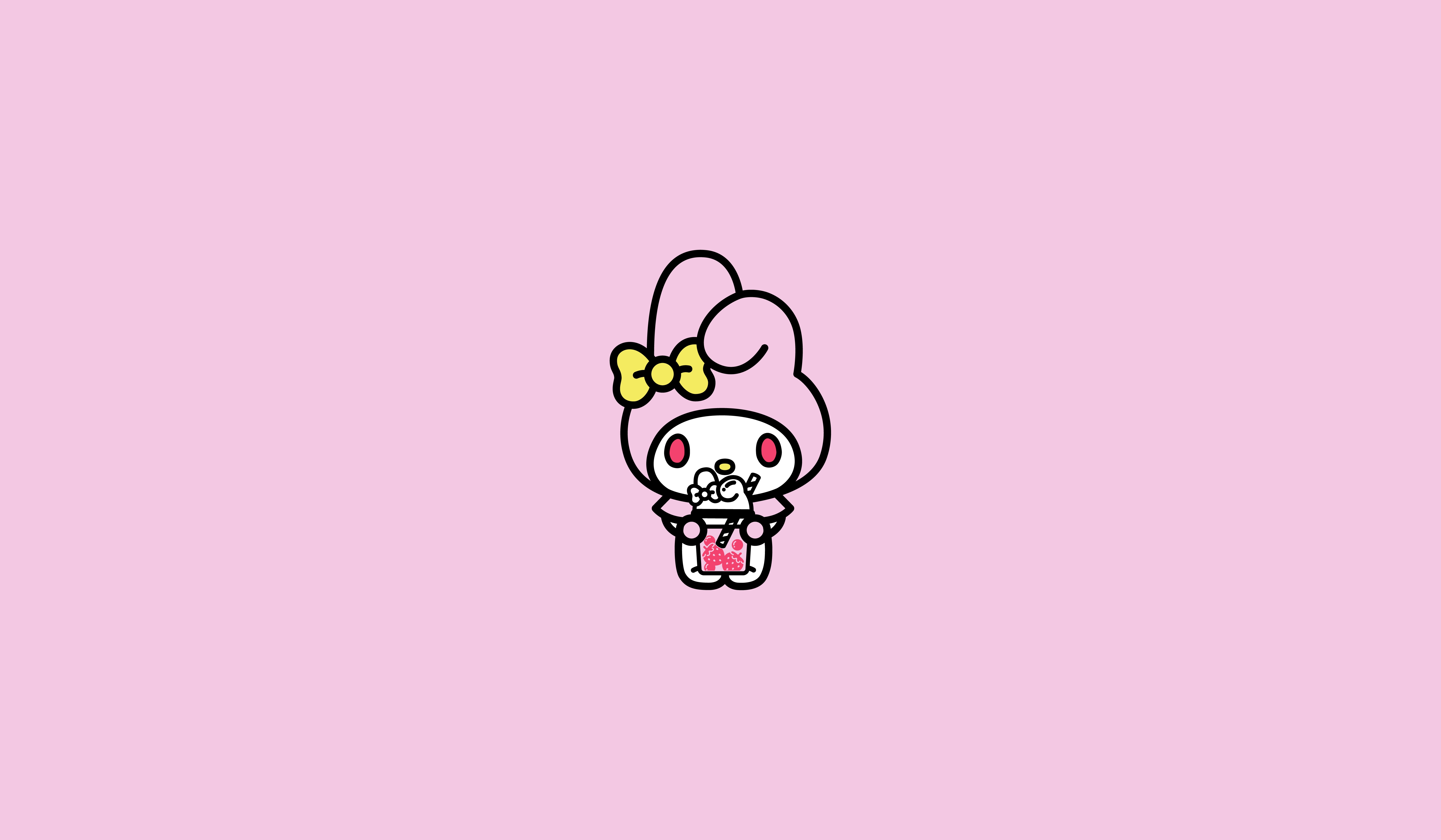 HD wallpaper, Pink, Sanrio, Cute Cartoon, 5K, My Melody