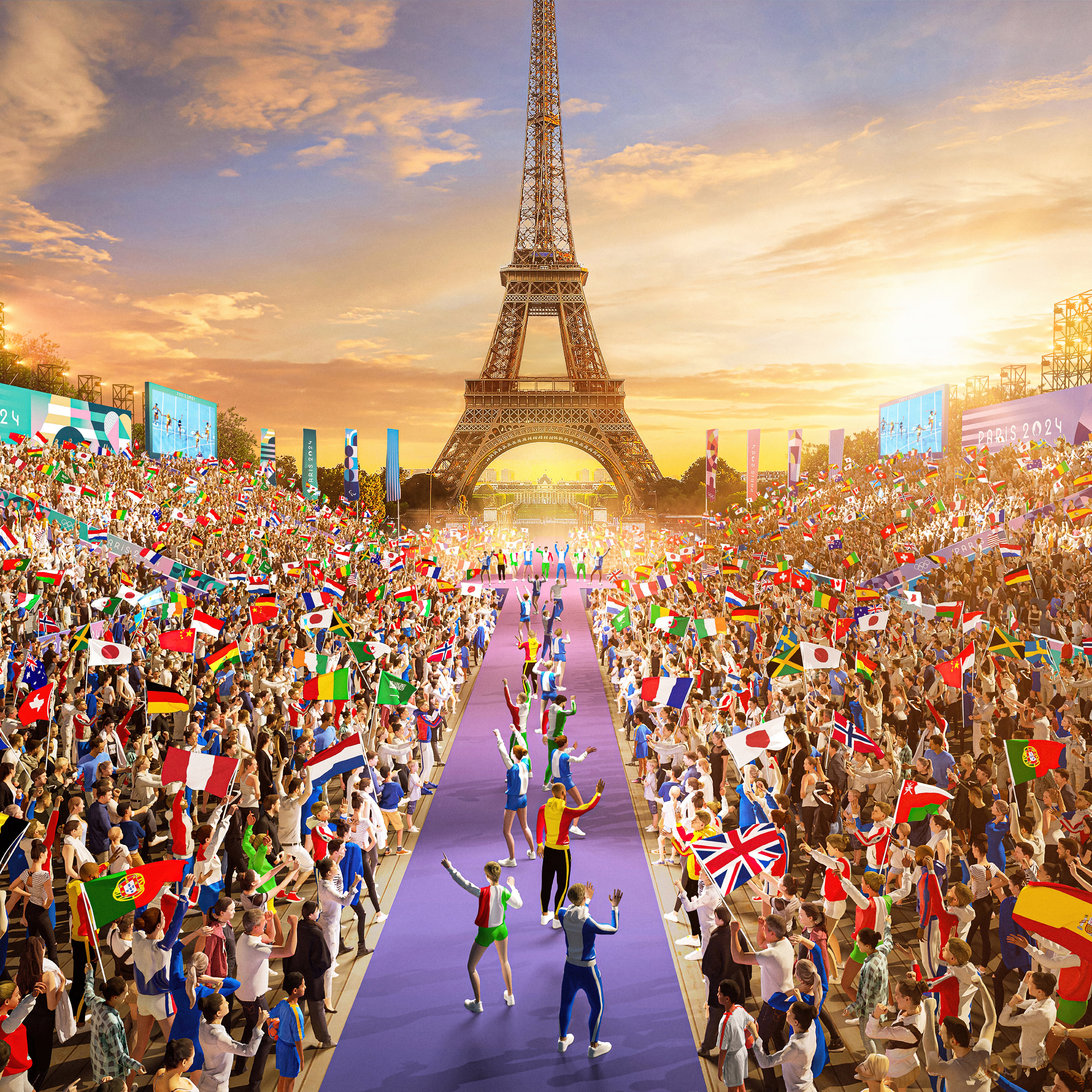 HD wallpaper, 5K, 2024, 8K, Summer Olympics, Paris