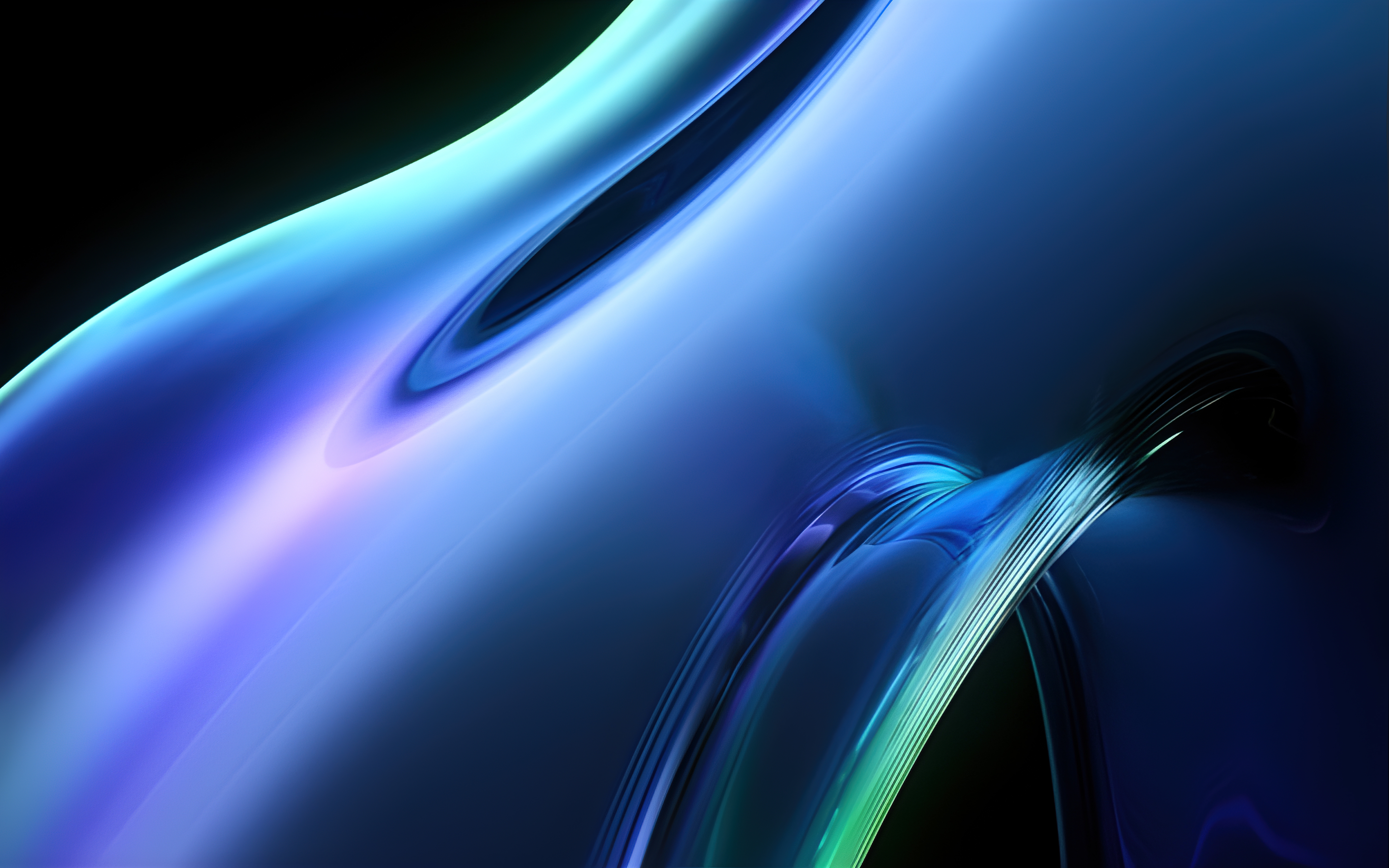 HD wallpaper, Blue Abstract, 5K, Hp Dragonfly Pro, Stock