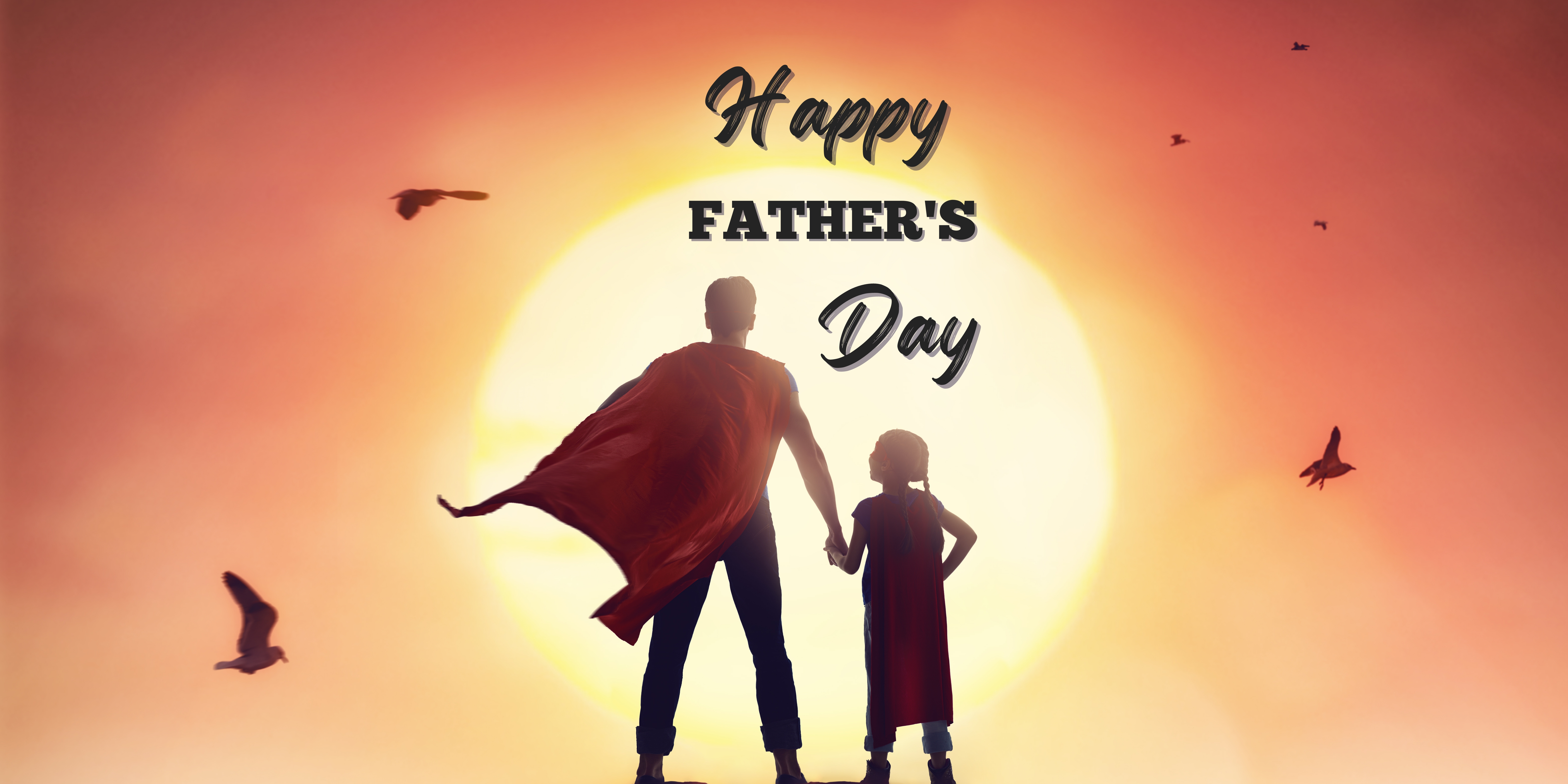 HD wallpaper, Superheroes, Dad   Daughter, Supergirl, Sun, Superman, Happy Fathers Day, 5K